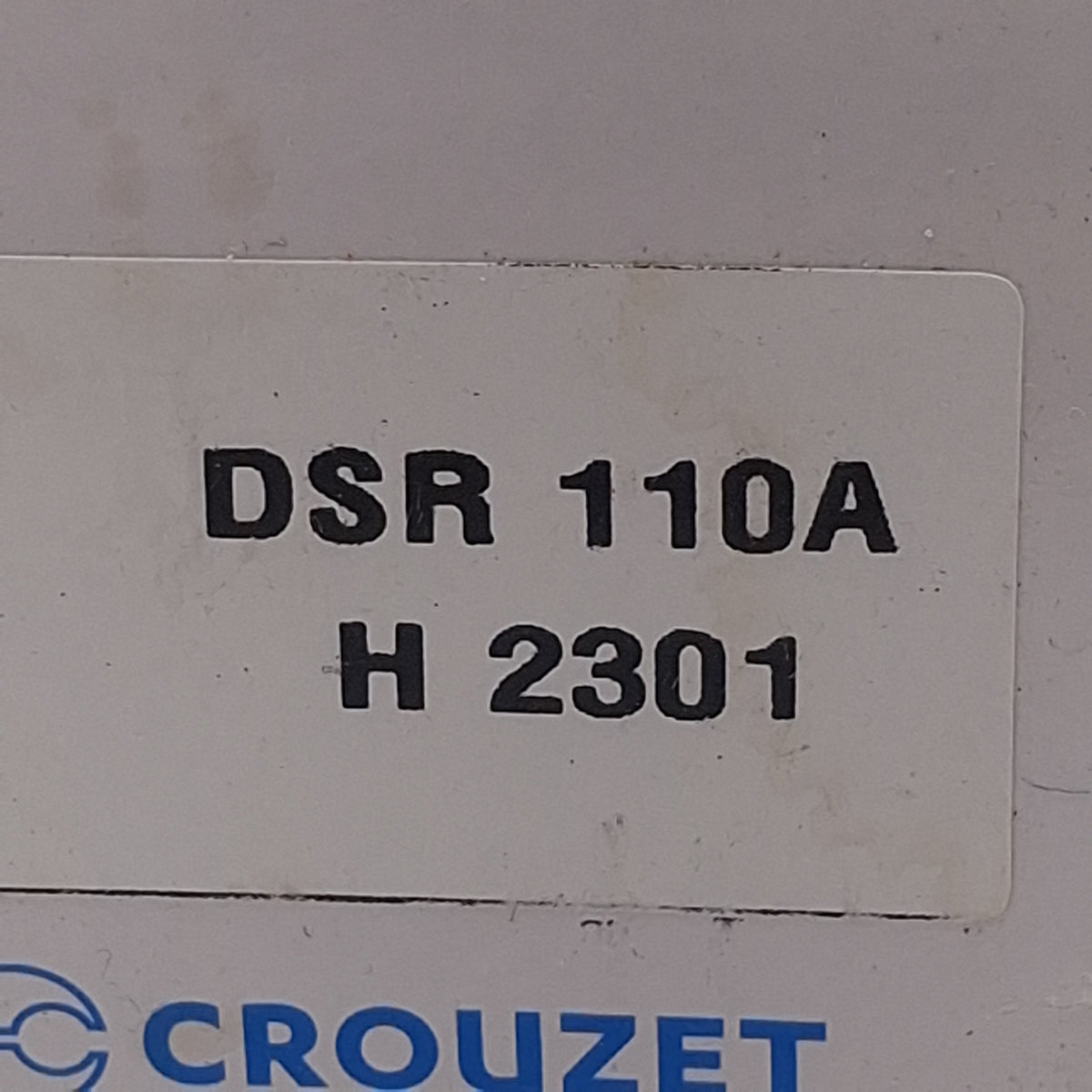 New Crouzet DSR110A Under Voltage Relay, SPDT, 110VAC In, 250VAC 10A Out, DIN Rail