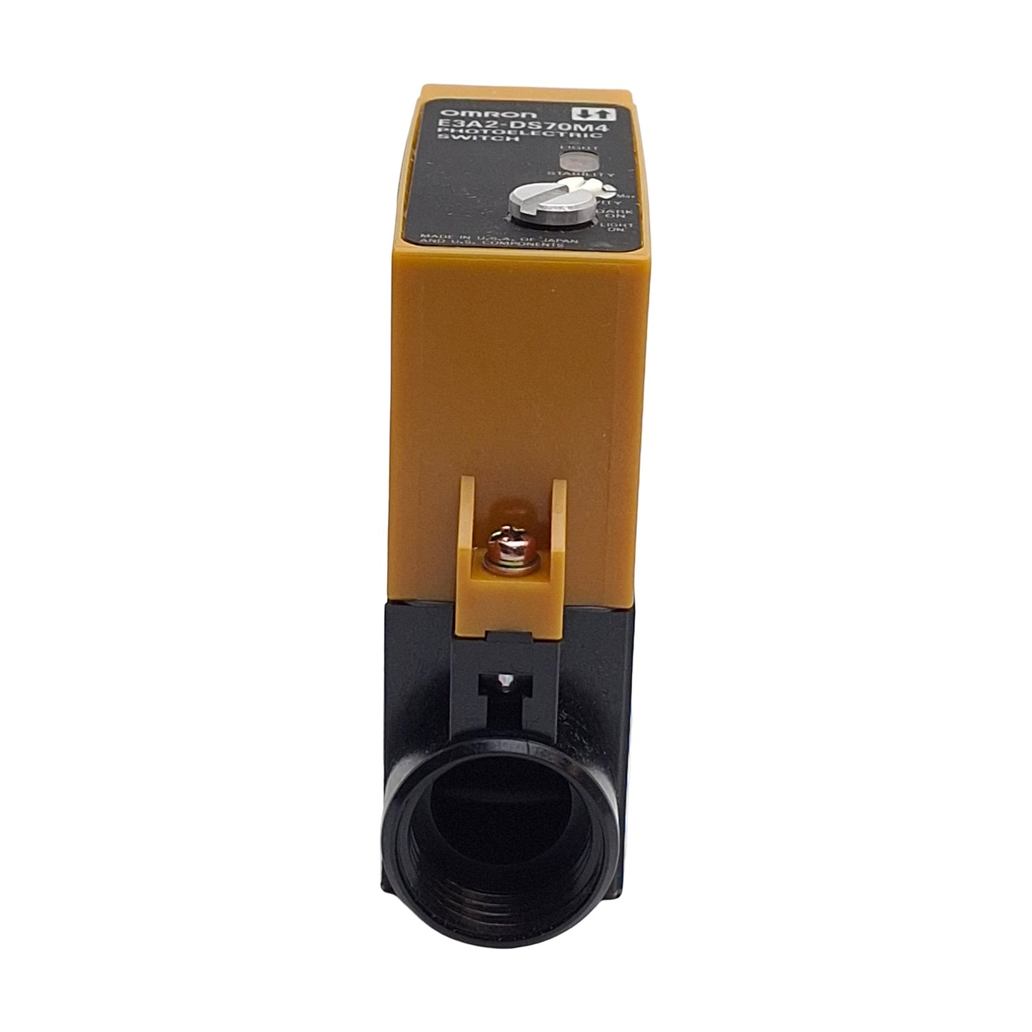 New – Open box Omron E3A2-DS70M4 Photoelectric Switch, 70cm Range, 12/24-240V, 3A Relay Output