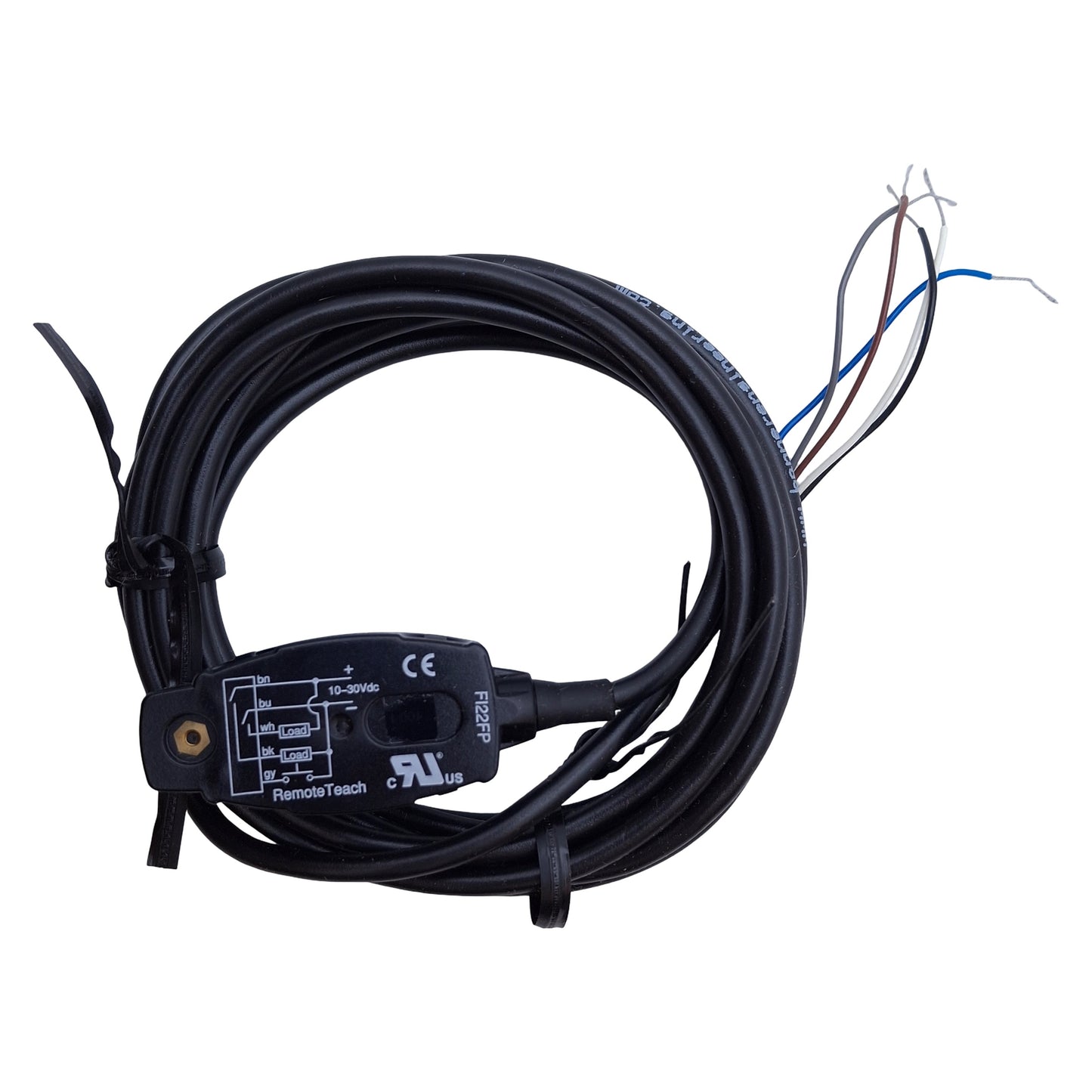 New Banner FI22FP Fiber Optic Sensor NPN/PNP, 10-30VDC, Red LED 660nm, 2m Cable