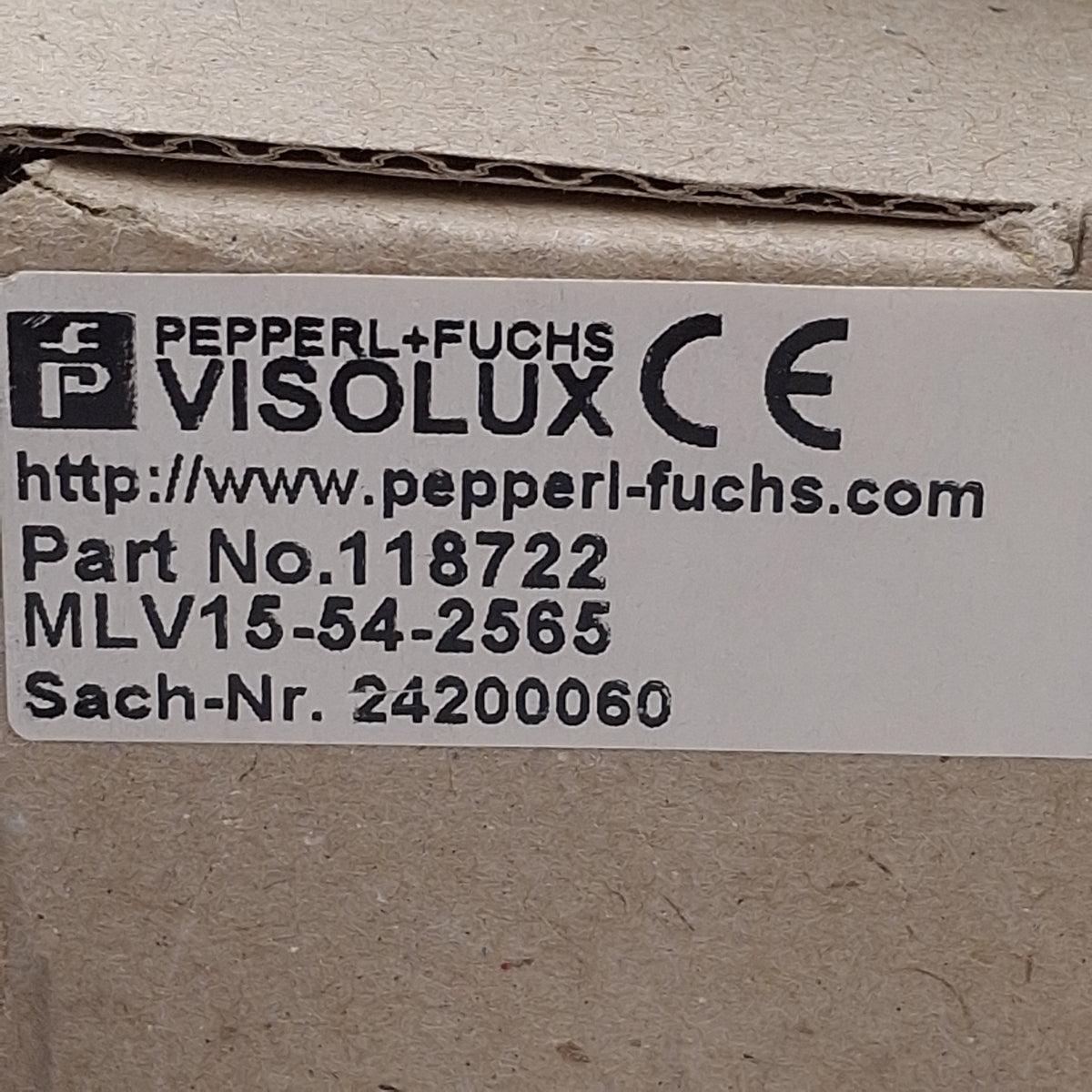 New Pepperl Fuchs 118722 MLV15-54-2565 Visolux Photoelectric Sensor NPN/PNP, 0.1-2m