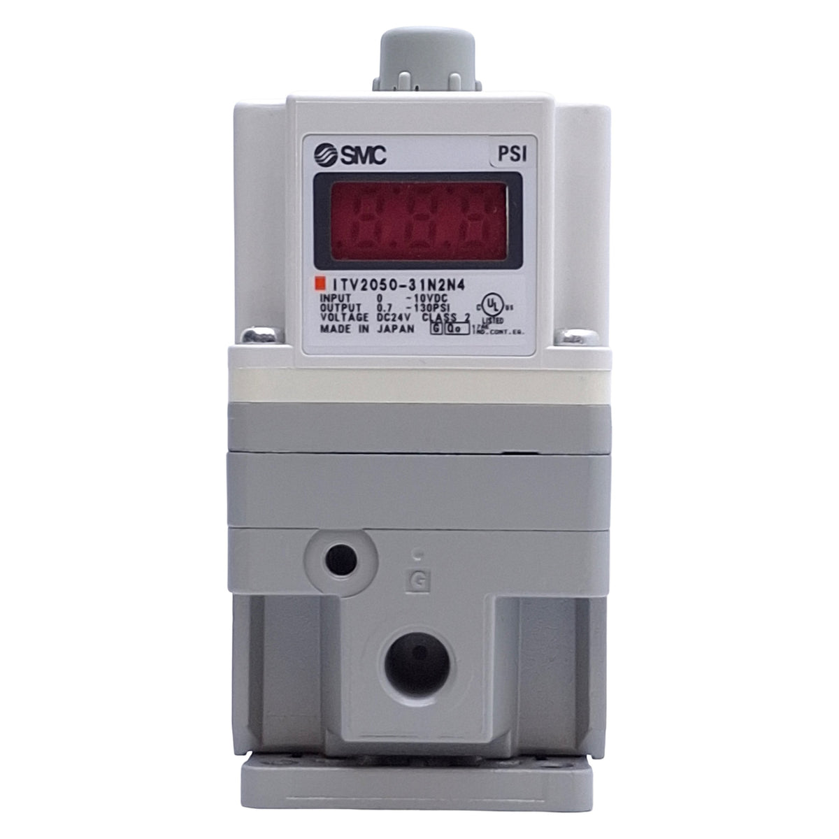 New SMC ITV2050-31N2N4 Electro-Pneumatic Regulator, 0.7-127psi, 1500L/min, 24VDC