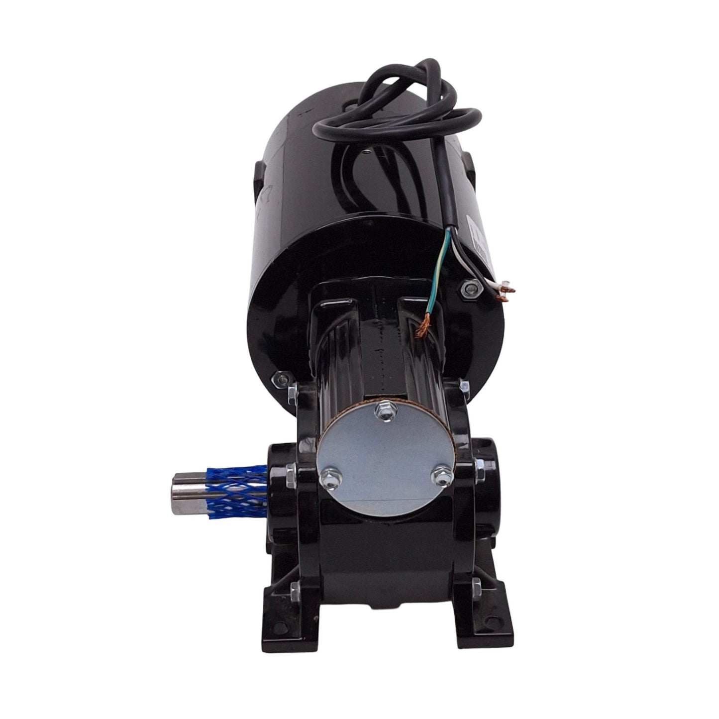 Used Bodine 42A5BEPM-5N Right Angle Gearmotor, 90/130VDC, 20:1, 125rpm 83lb-in Max