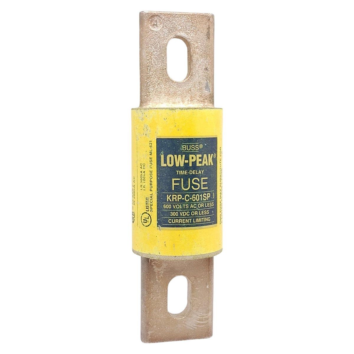 New – Open box Bussmann KRP-C-601SP Low-Peak Time-Delay Fuse, Class L, 601A 600VAC/300VDC