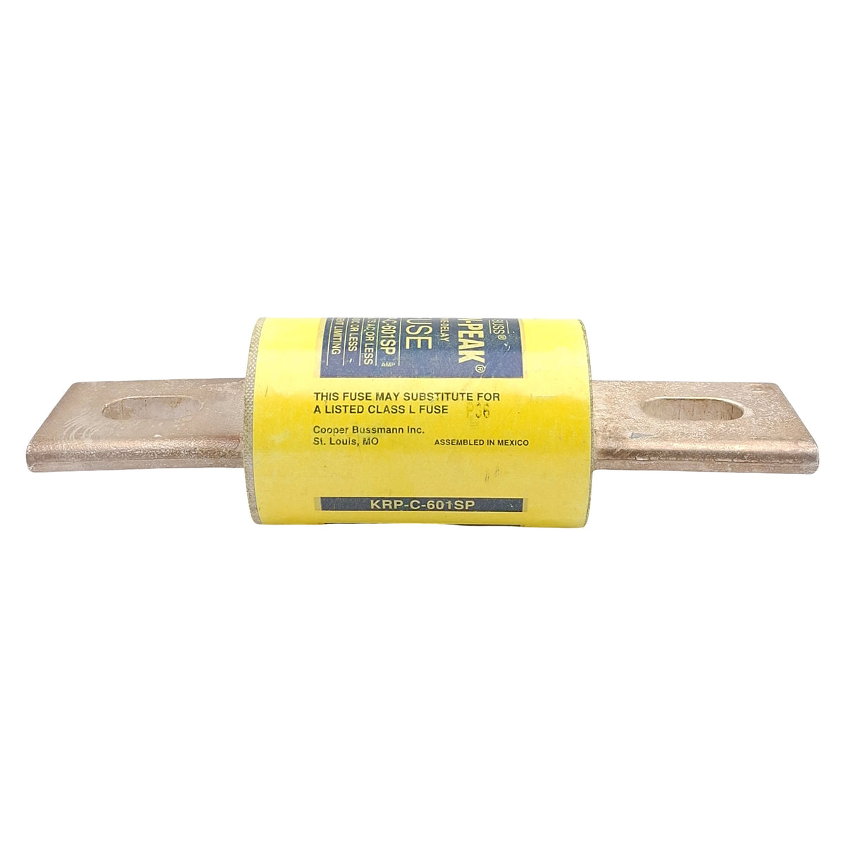 New – Open box Bussmann KRP-C-601SP Low-Peak Time-Delay Fuse, Class L, 601A 600VAC/300VDC