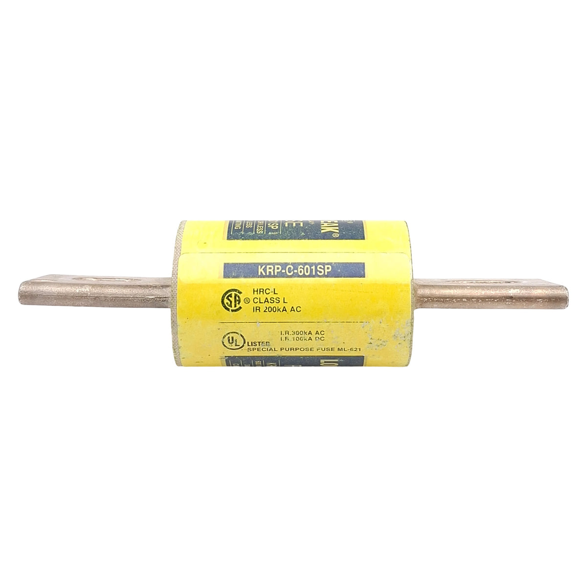 New – Open box Bussmann KRP-C-601SP Low-Peak Time-Delay Fuse, Class L, 601A 600VAC/300VDC