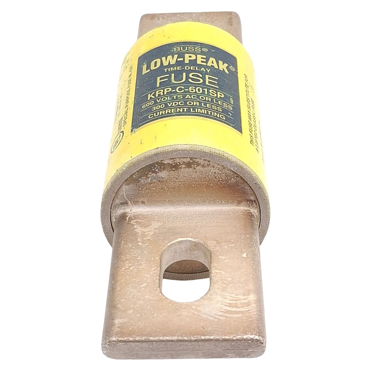 New – Open box Bussmann KRP-C-601SP Low-Peak Time-Delay Fuse, Class L, 601A 600VAC/300VDC