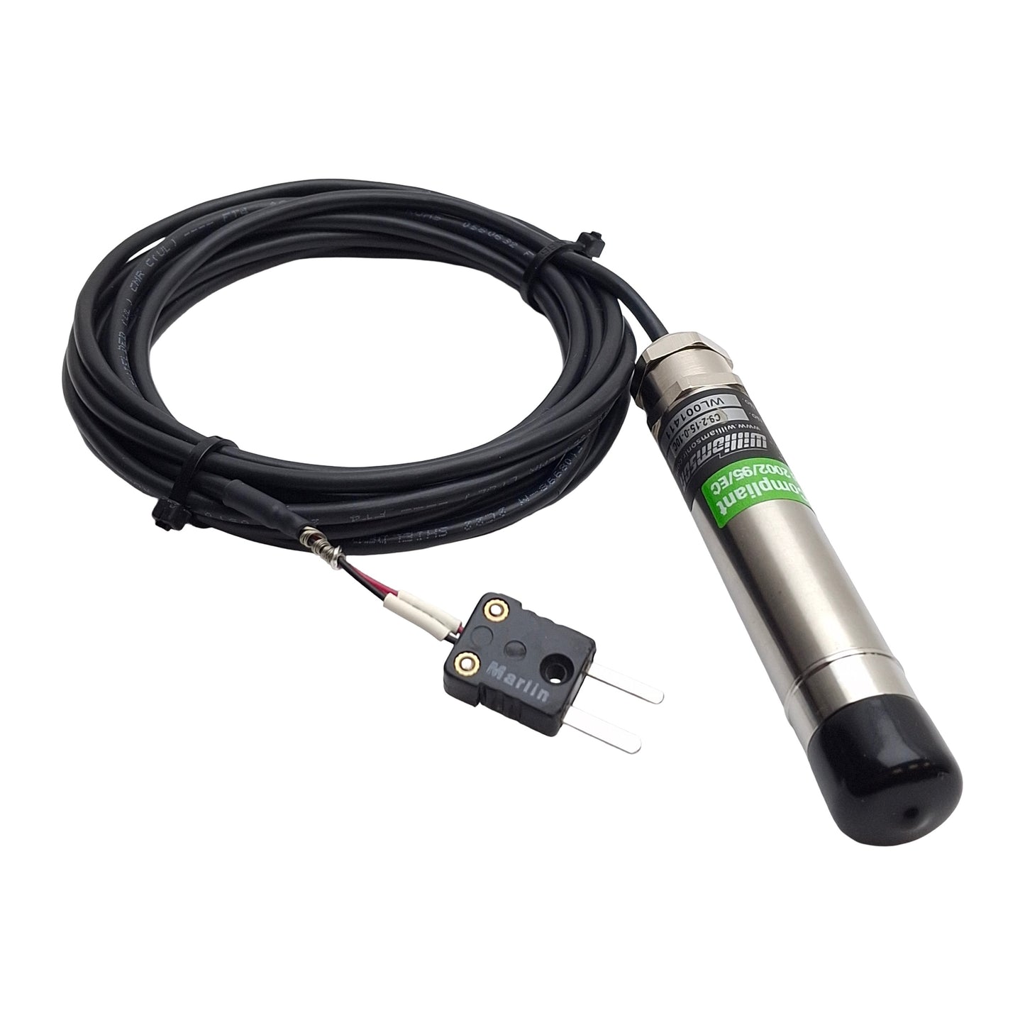 Used Williamson C9-2-15-0-10C Silver Series Pyrometer 32-482°F, 8-14µm, 4-20mA Output