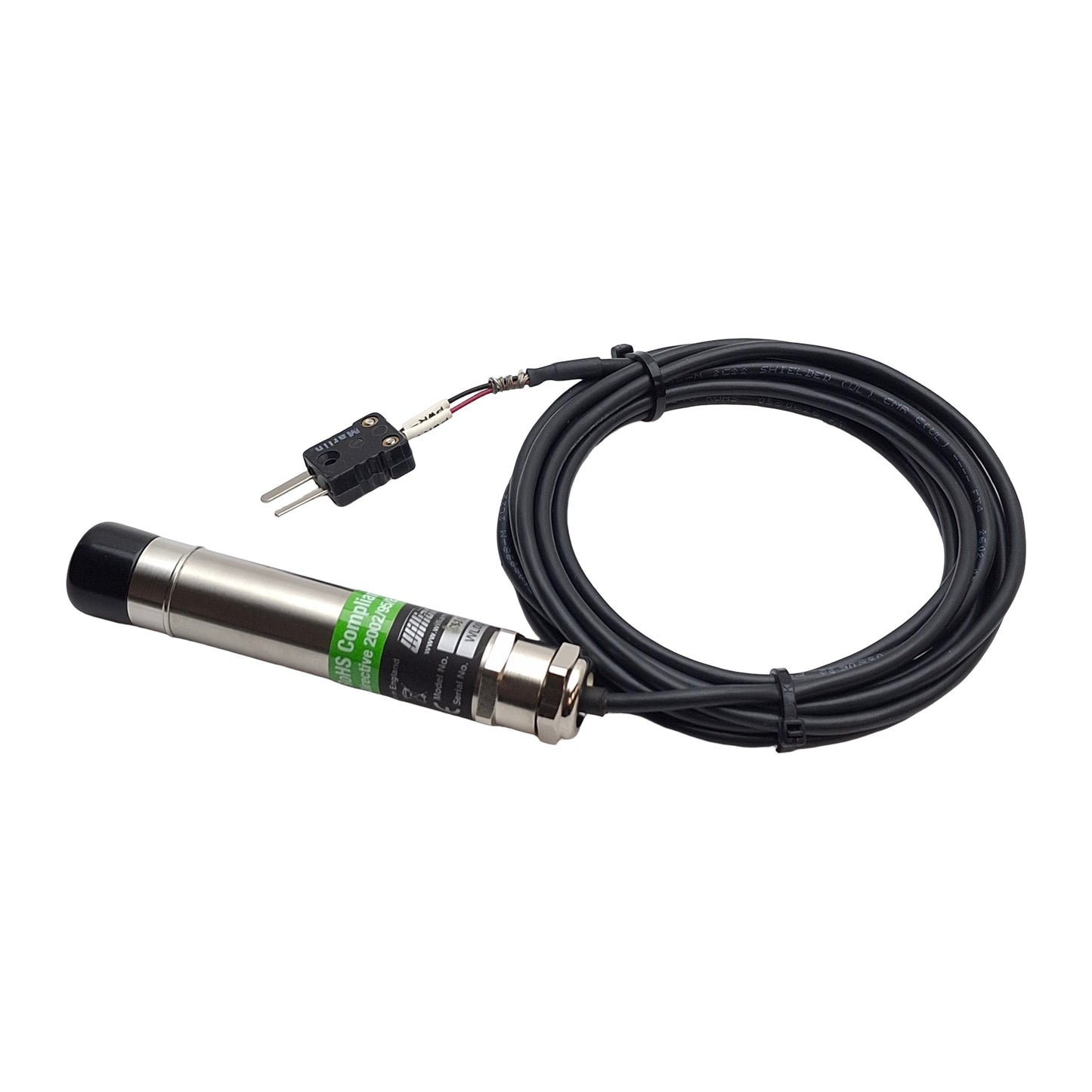 Used Williamson C9-2-15-0-10C Silver Series Pyrometer 32-482°F, 8-14µm, 4-20mA Output
