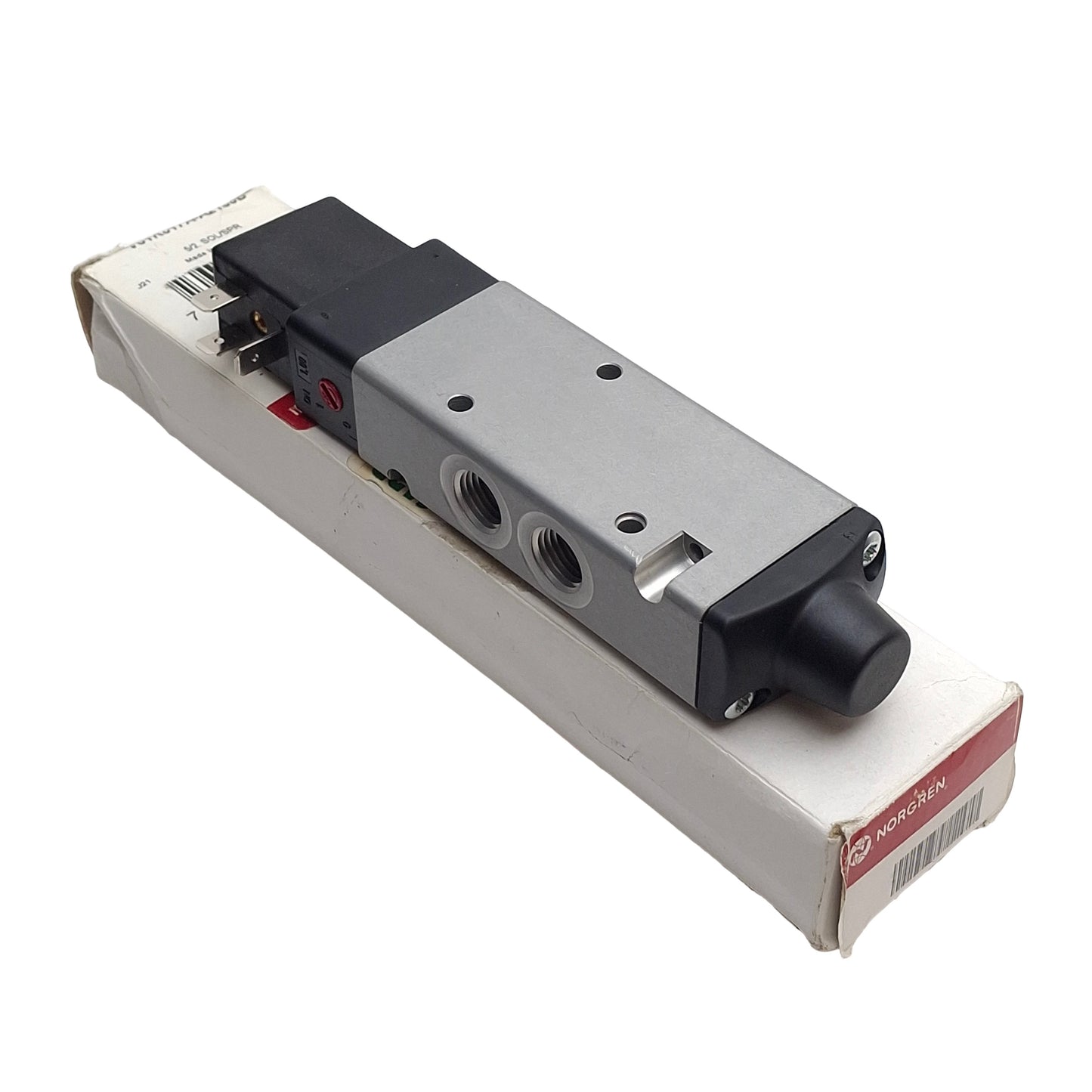 New Norgren V61R517AA213JB Solenoid Valve, 1/4in NPT, 5/2-Way, 145psi, 24VDC Coil