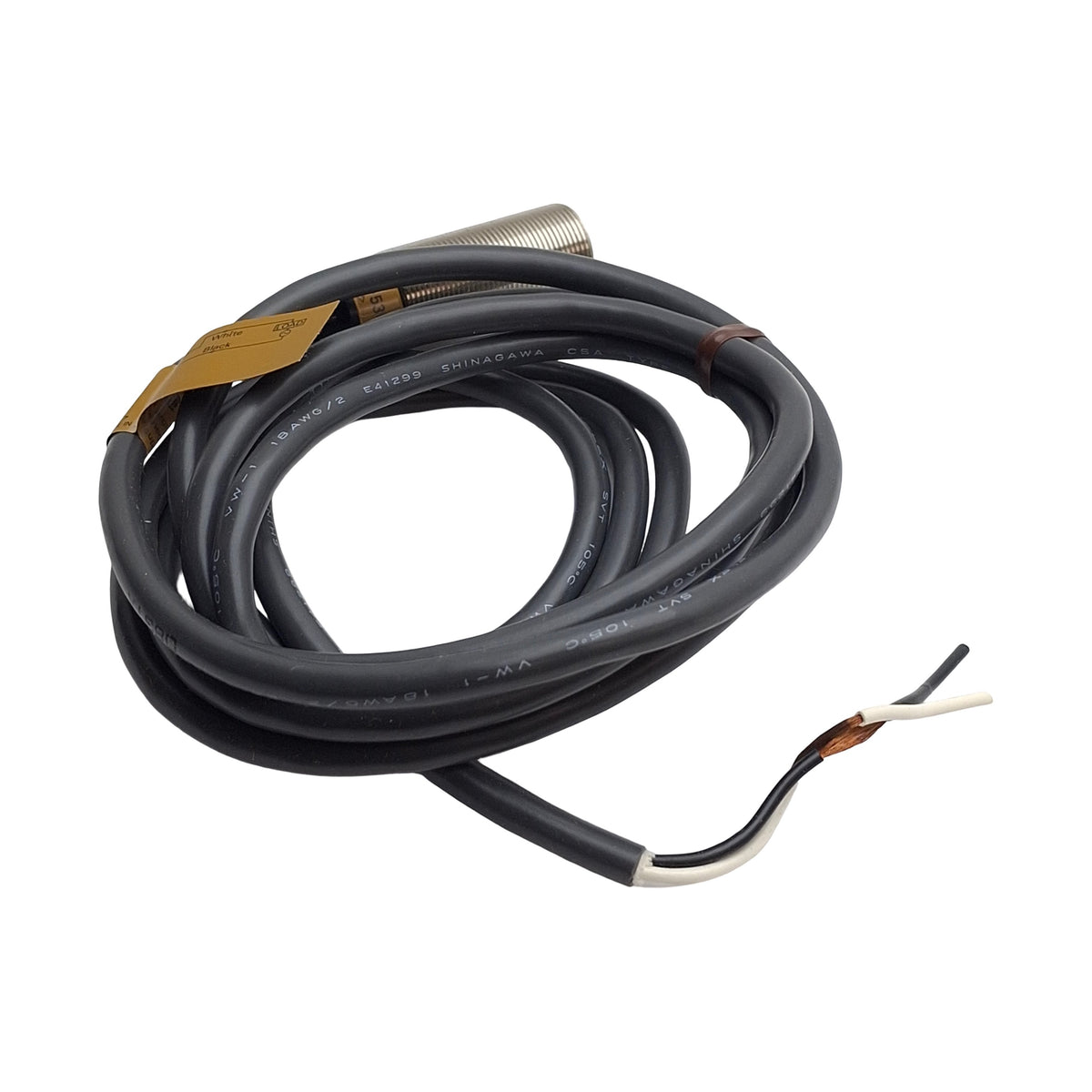 New Omron E2E-X5Y2-53US Proximity Sensor NC, 5mm Range, 120VAC, M18 Barrel, 2-Wire