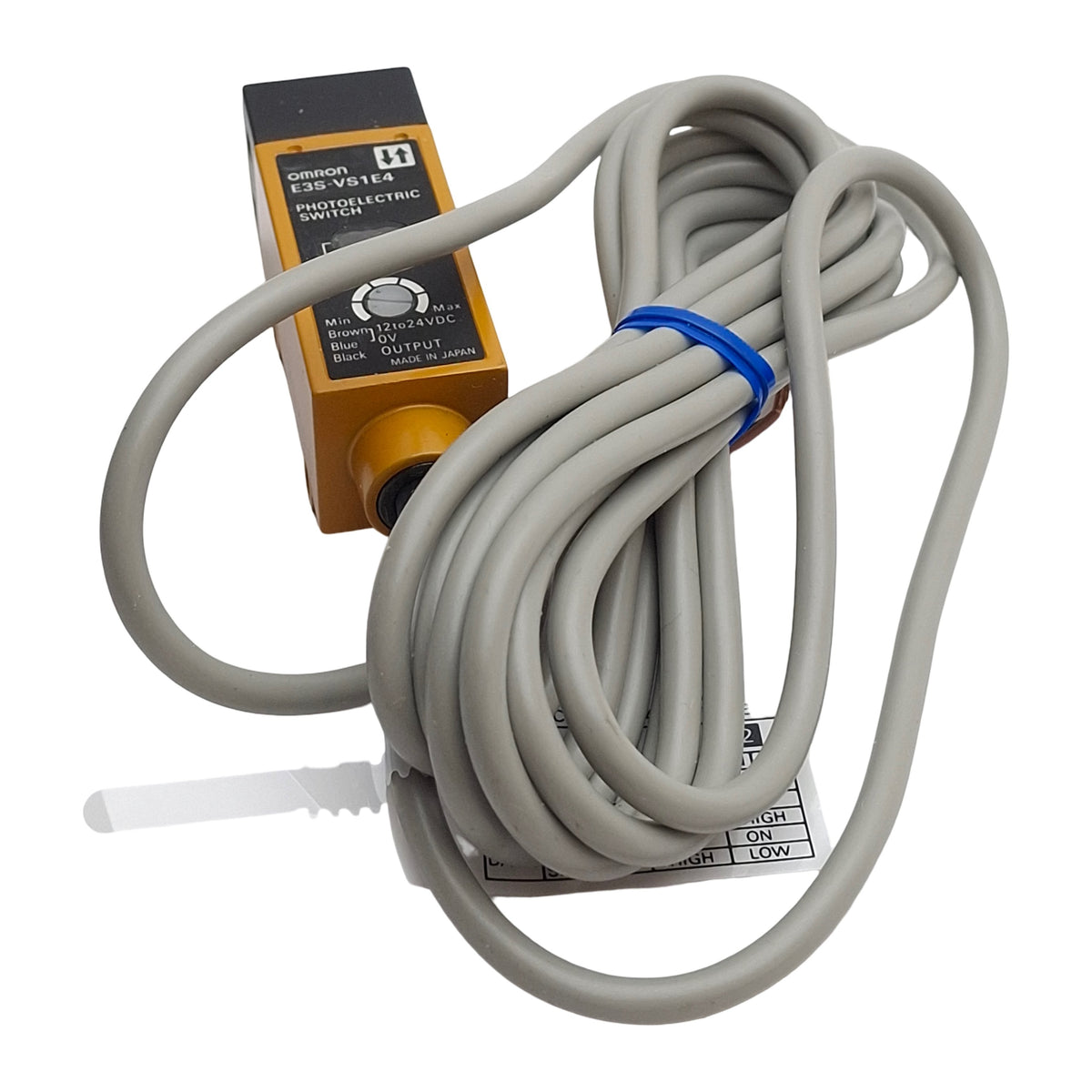 New Omron E3S-VS1E42 Photoelectric Sensor Switch, Range: 12mm, Supply: 12-24VDC, NPN