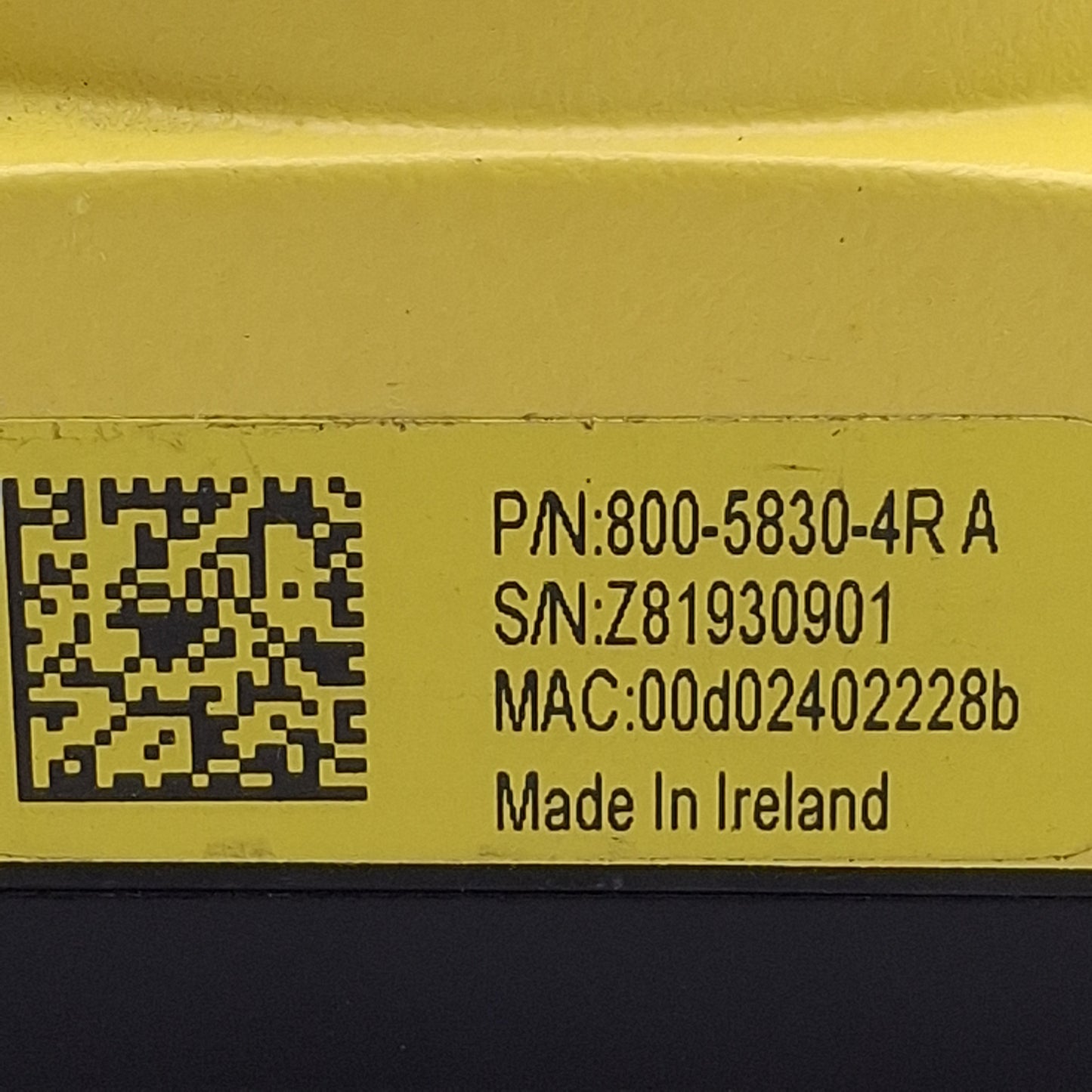 Used Cognex IS5403-00 In-Sight 5403 Machine Vision Camera 1/1.8in CCD, 1600x1200