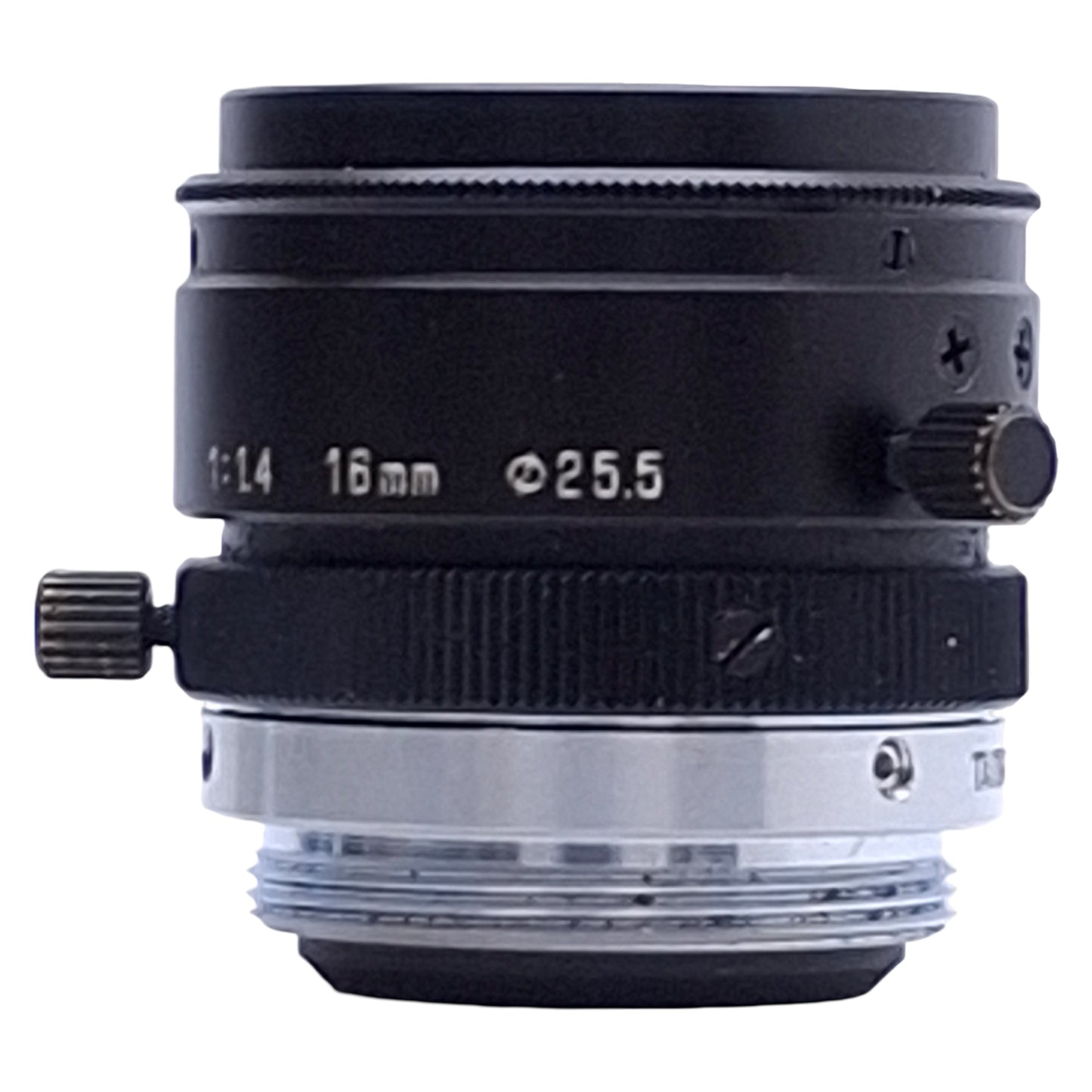 Used Tamron 23FM16L Machine Vision Lens, 2/3" Sensor, 16mm FL, F/1.4-16 C-Mount