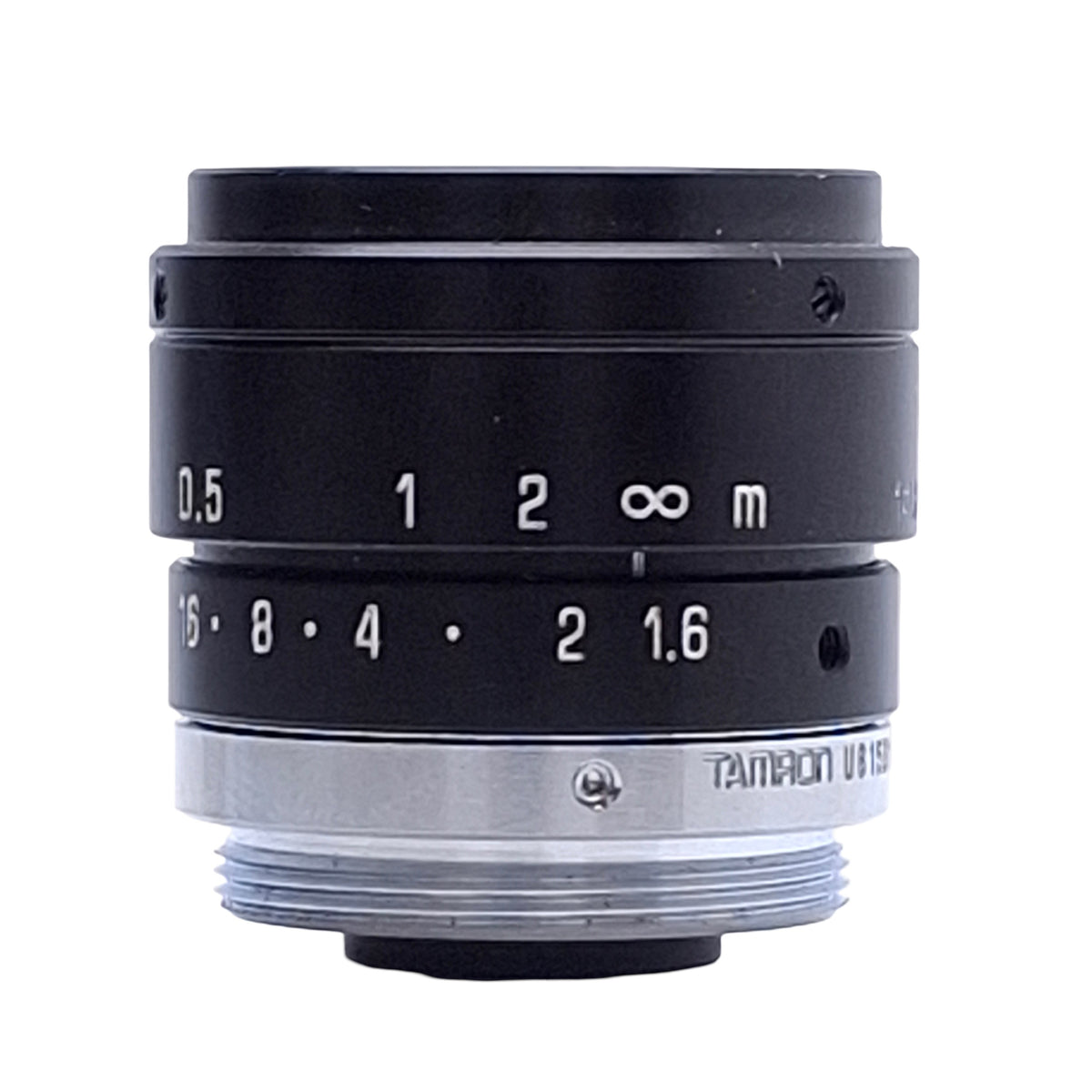 Used Tamron 23FM25L Machine Vision Lens 2/3in Sensor, 25mm FL, F/1.6-16, C-Mount