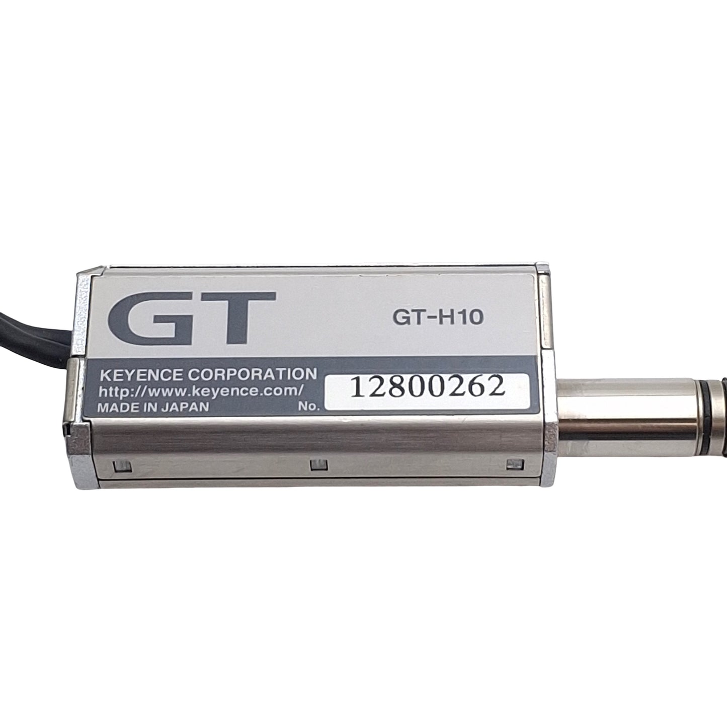 Used Keyence GT-H10 Digital Contact Sensor Head, 10mm Range 0.8/0.9/1N Force, 10Hz