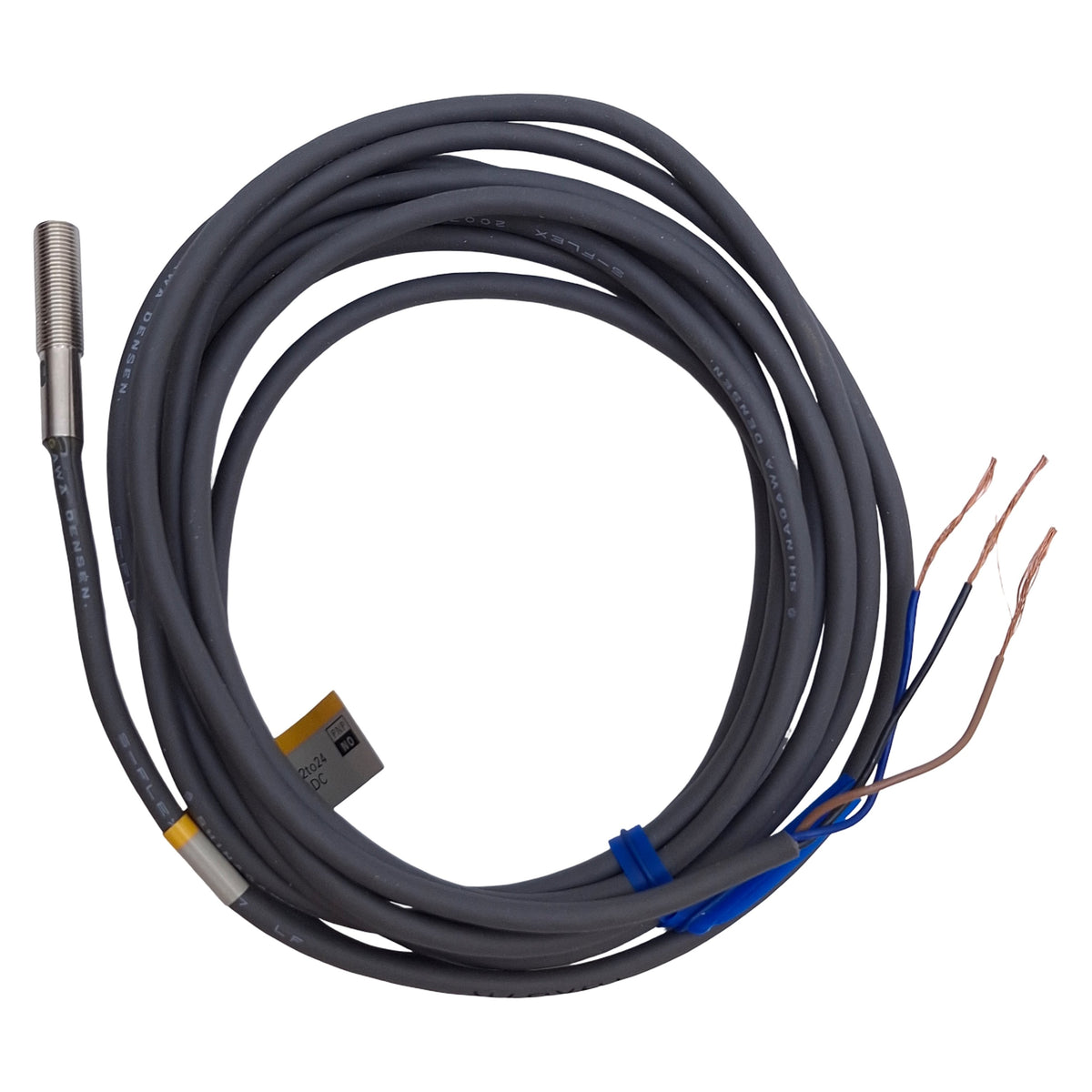 New Omron E2E-X1B1 Proximity Sensor, PNP NO, 1mm Range, 12-24VDC, M5 Barrel, 2m