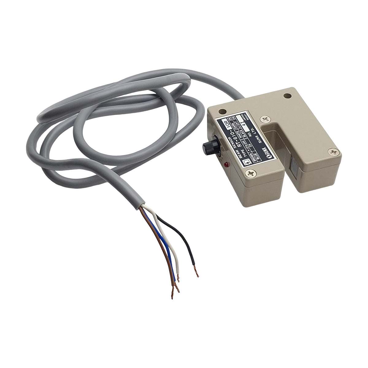 New – Open box Panasonic RT-610-10R Photoelectric Sensor, 10mm SN, NPN, 12-24VDC, 1 Meter Cable