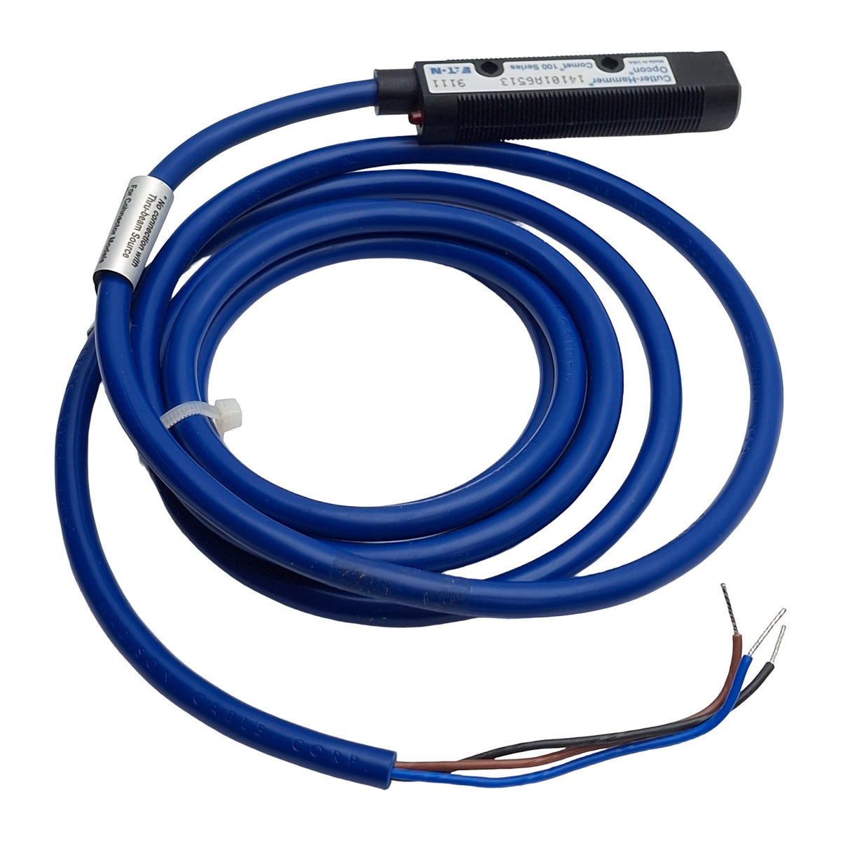 New Eaton 14101A6513 Photoelectric Sensor, NPN, 20-264VAC/15-30VDC, ø18mm, 3-Wire