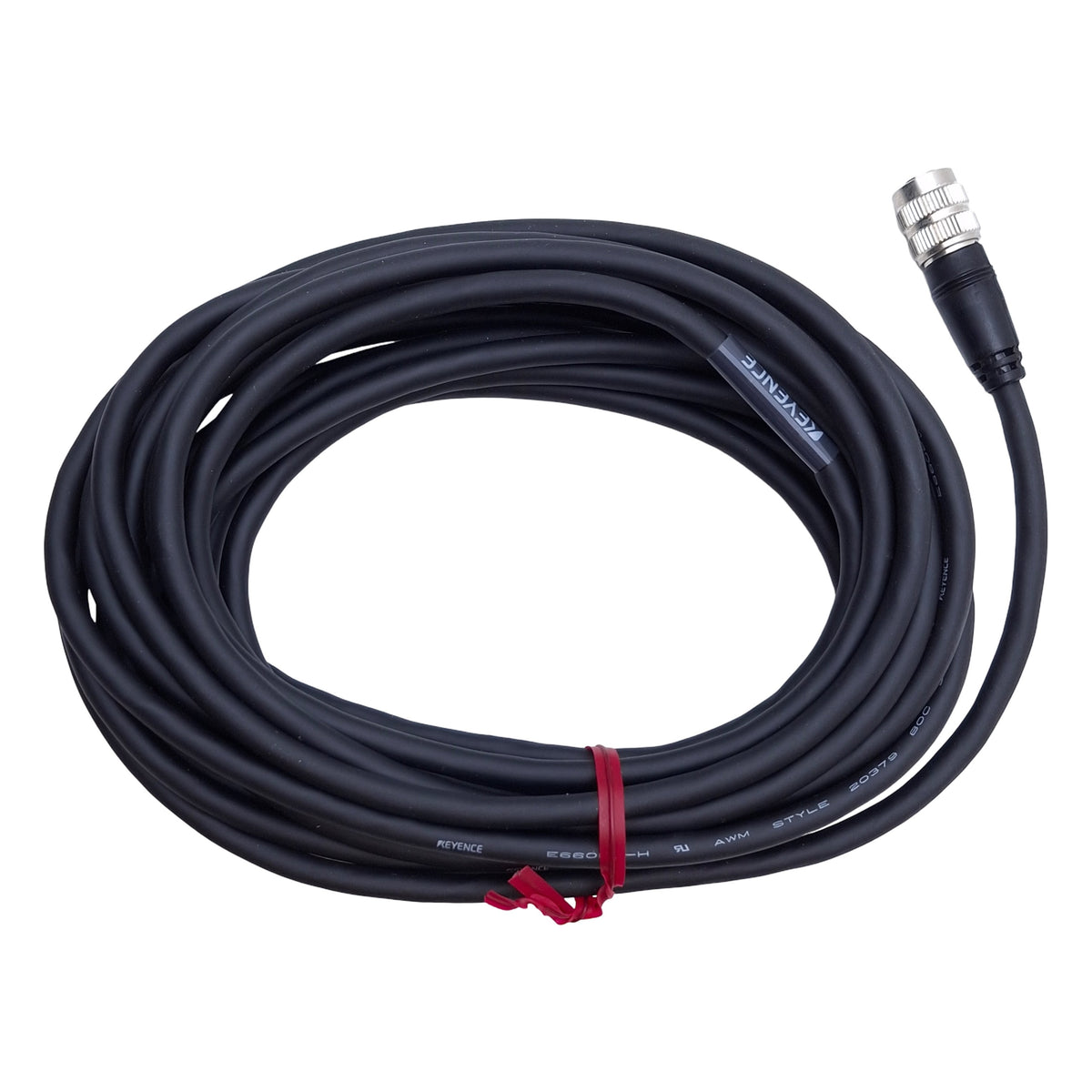 New – Open box Keyence OP-87904 Image-Based Laser Sensor Head Cable, 6-Pin Hirose Male, 5m