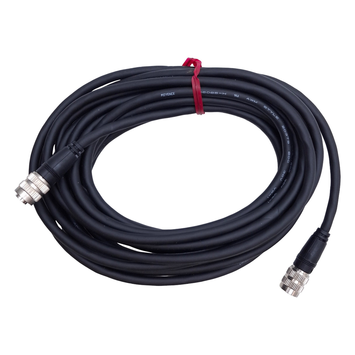 New – Open box Keyence OP-87904 Image-Based Laser Sensor Head Cable, 6-Pin Hirose Male, 5m