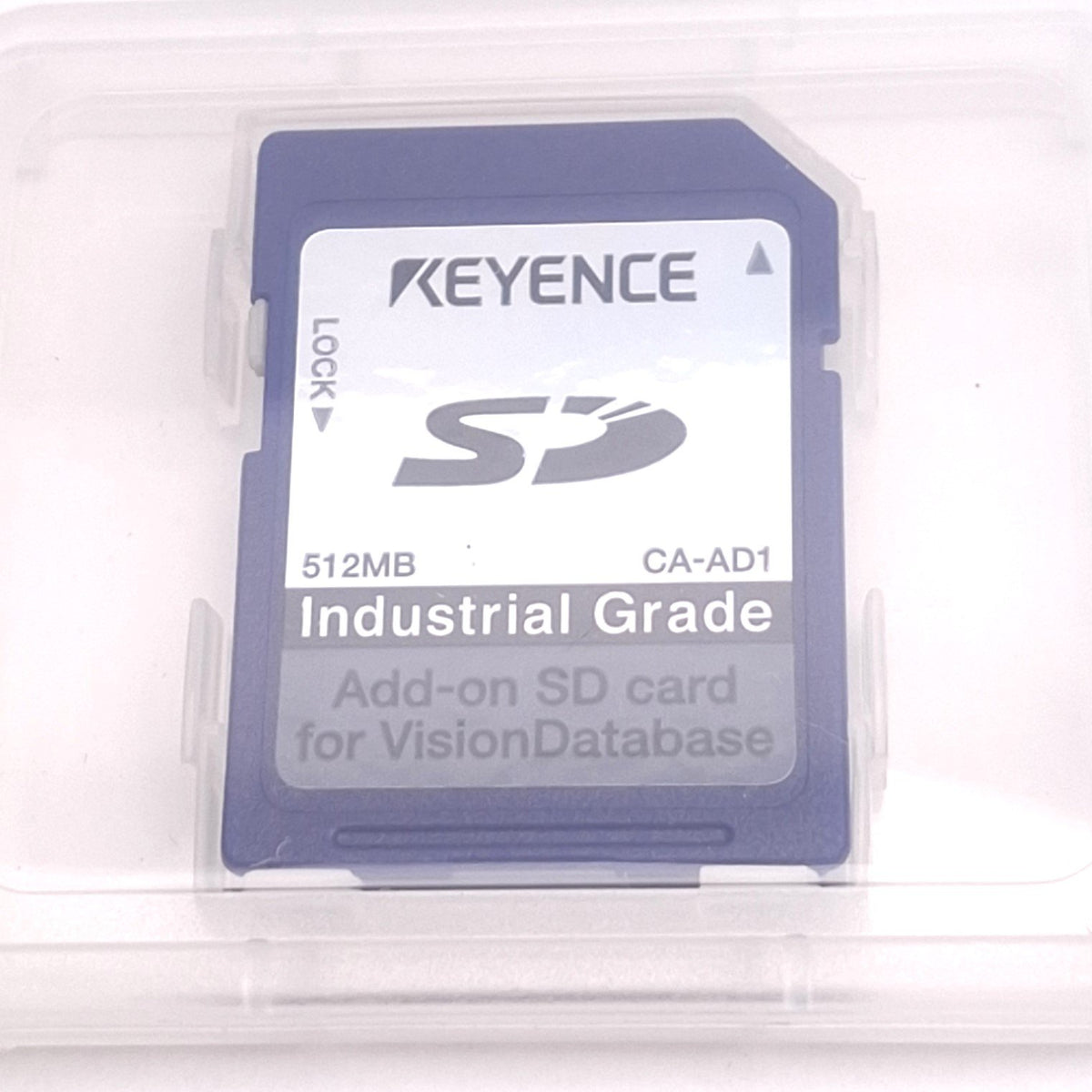 New Keyence CA-AD1 Add-On SD Card for Vision Database, CV-X Series, 512 MB