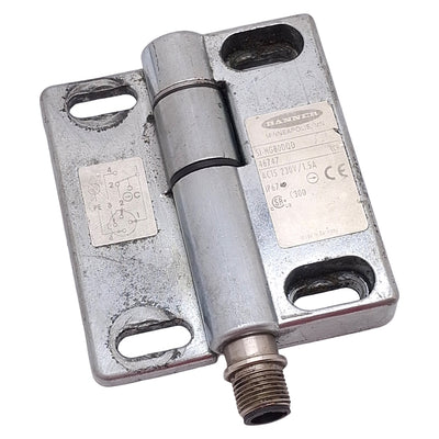 Used Banner SI-HG80DQD Hinge Safety Interlock Switch, SPDT 1NC/1NO, 230VAC, 4-Pin M12