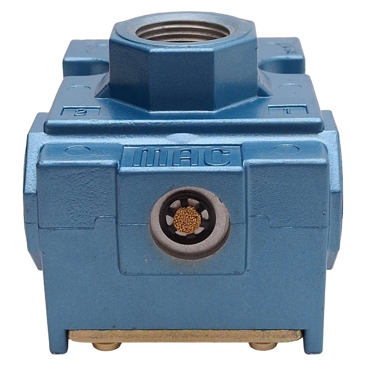 Used Mac 56C-37-501JD Solenoid Valve, 3/2-NC, 25-150psi, 3/4in NPTF, 24VDC Coil