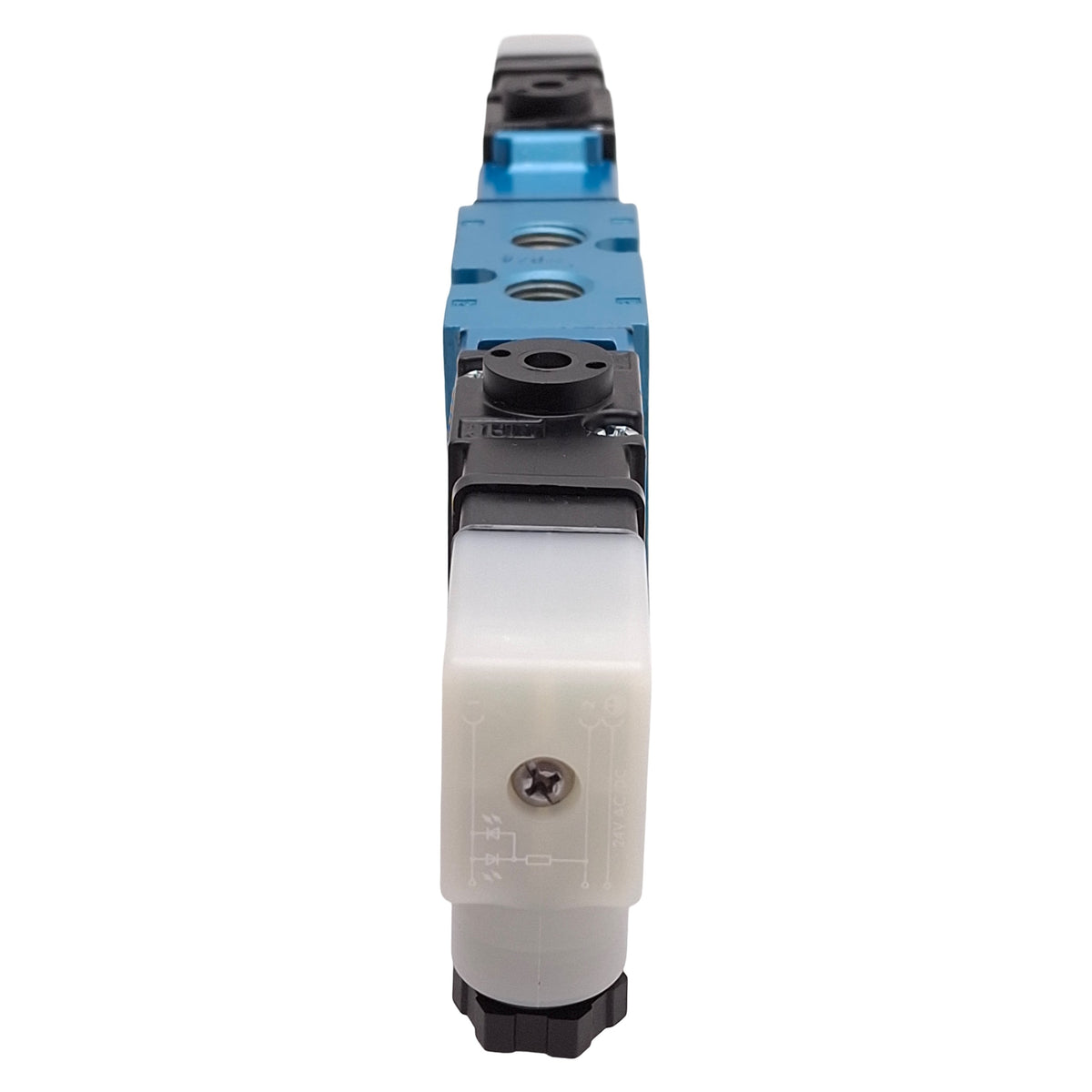 New Mac 826C-PM-501JD-612 Dual Solenoid Valve, 5/3 Closed Center, 150psi, 24VDC Coil