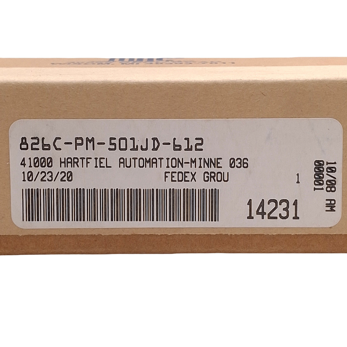 New Mac 826C-PM-501JD-612 Dual Solenoid Valve, 5/3 Closed Center, 150psi, 24VDC Coil
