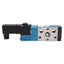 New Mac 811C-PM-501JB-122 Solenoid Valve, 5/2-Way, 150psi, 1/4in NPTF, 24VDC Coil