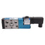 New Mac 811C-PM-501JB-122 Solenoid Valve, 5/2-Way, 150psi, 1/4in NPTF, 24VDC Coil