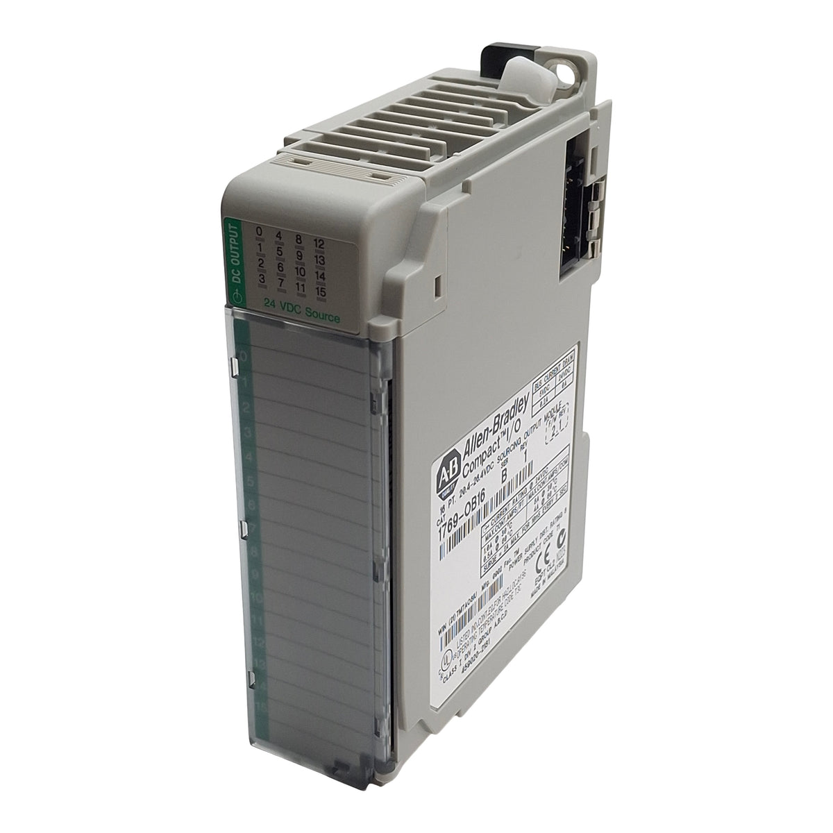 New – Open box Allen Bradley 1769-OB16 Compact I/O PLC Output Module, 16-Point 24VDC Sourcing