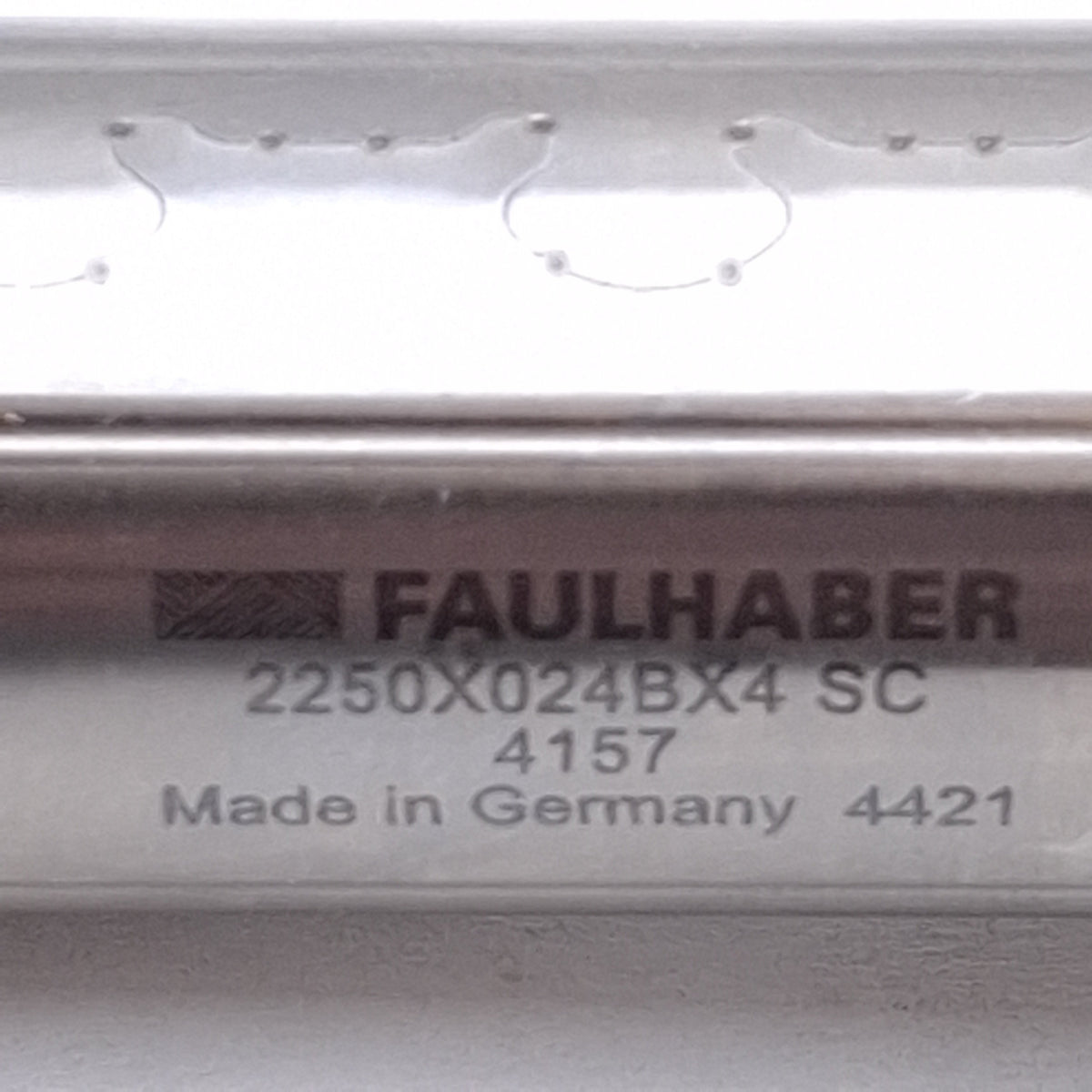 Used Faulhaber 2250X024BX4 Brushless DC Gearmotor 24VDC, 24:1 Ratio, ø8mm Shaft