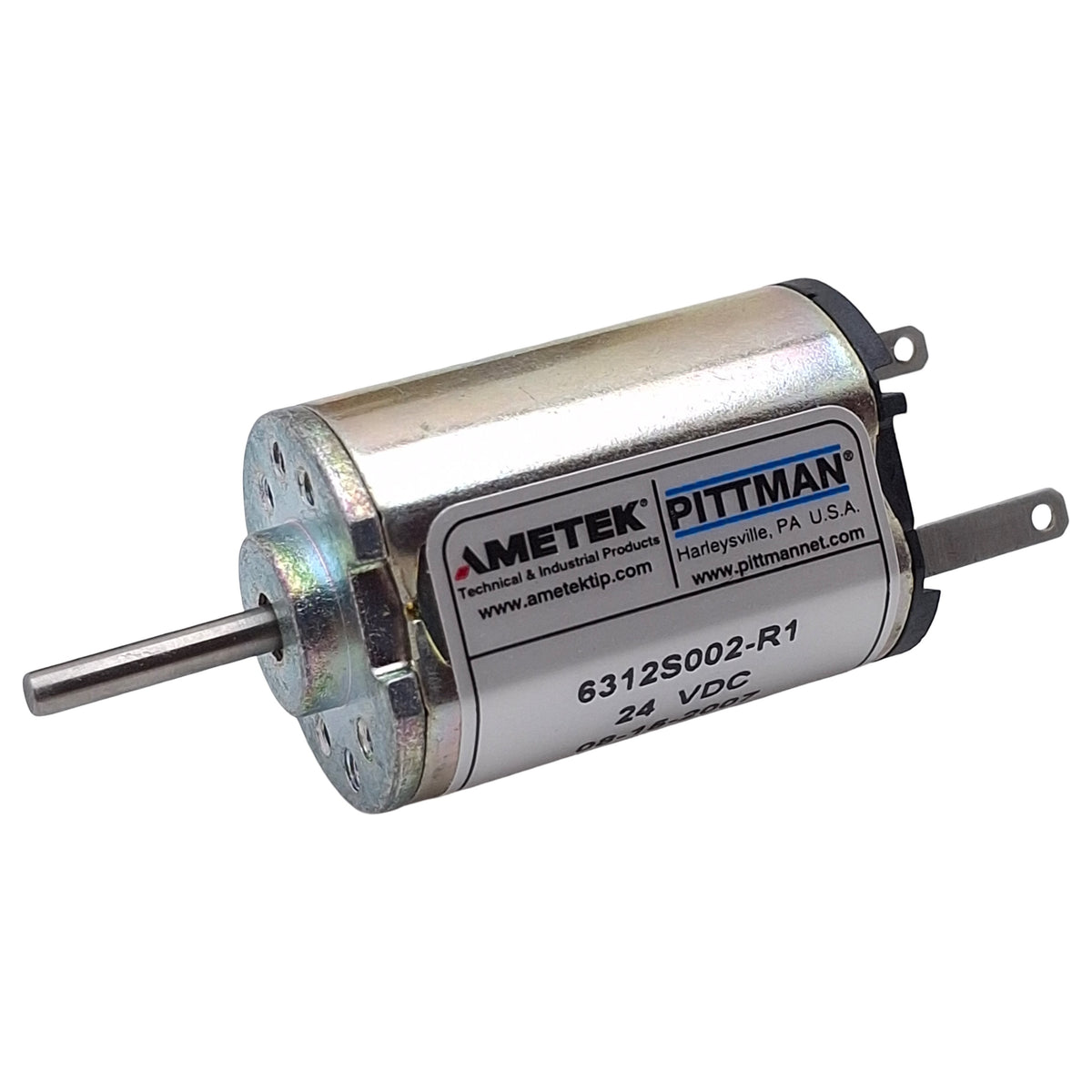 New Ametek Pittman 6312S002-R1 Brushed DC Motor, 24VDC, 8260RPM, ø22mm Frame