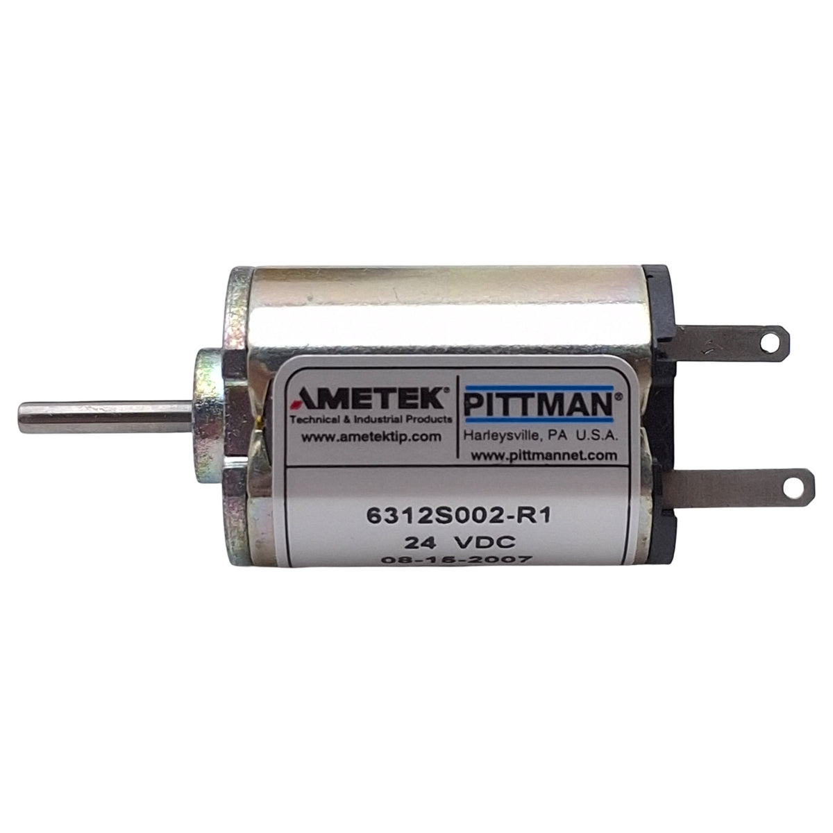New Ametek Pittman 6312S002-R1 Brushed DC Motor, 24VDC, 8260RPM, ø22mm Frame