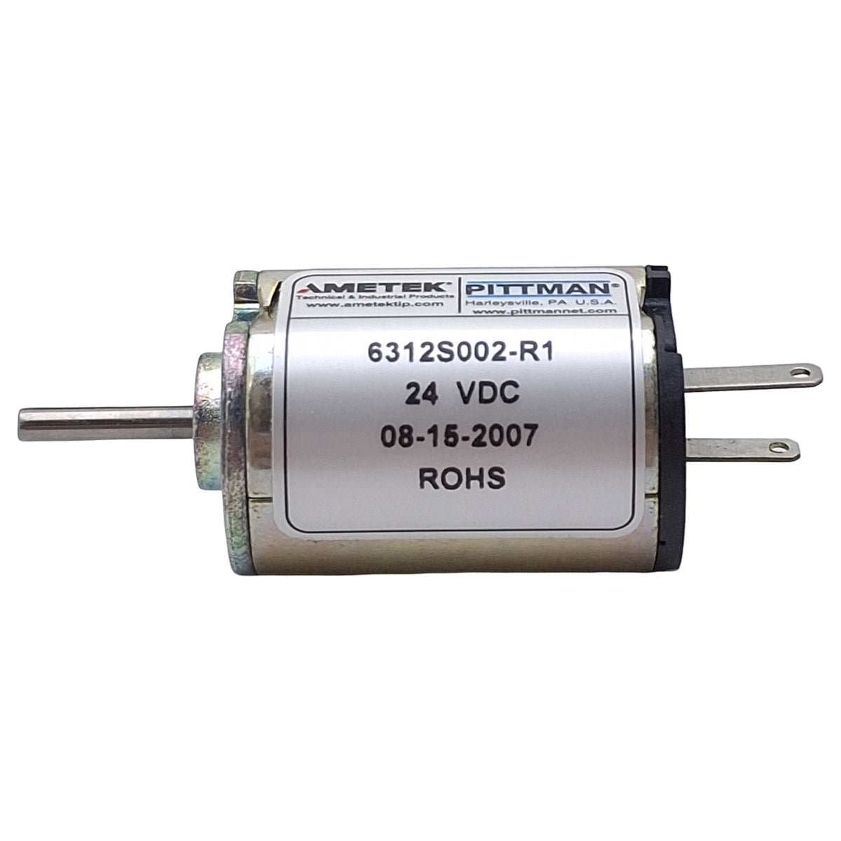 New Ametek Pittman 6312S002-R1 Brushed DC Motor, 24VDC, 8260RPM, ø22mm Frame