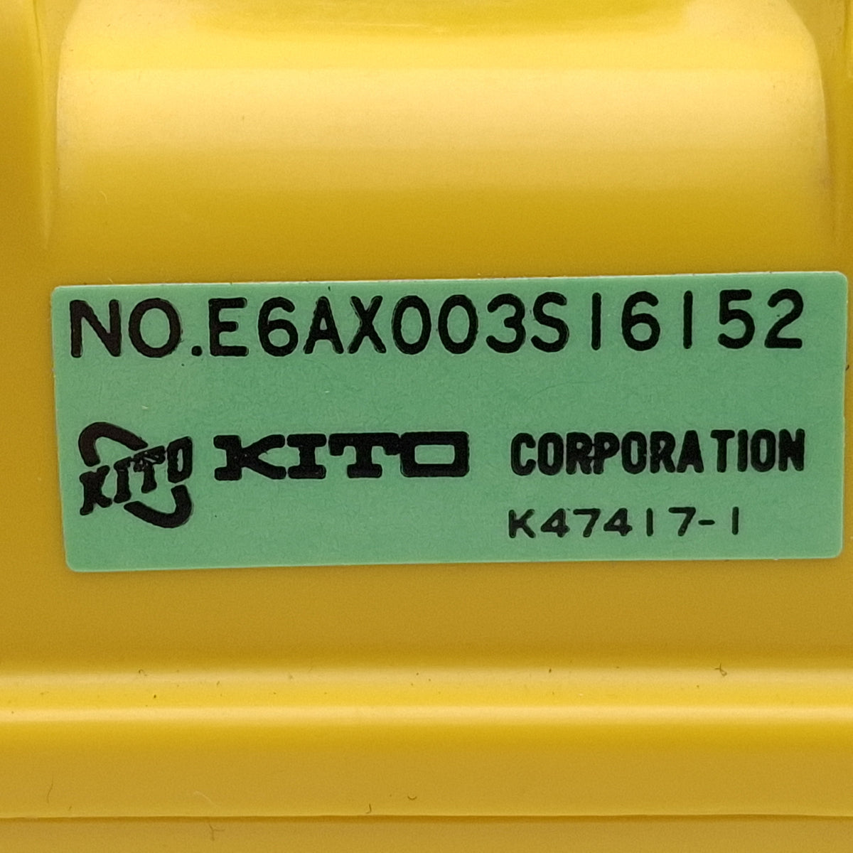 New – Open box Harrington E6AX003S16152 Kito Hoist 2-Pushbutton Switch Pendant, Up/Down, 110VAC