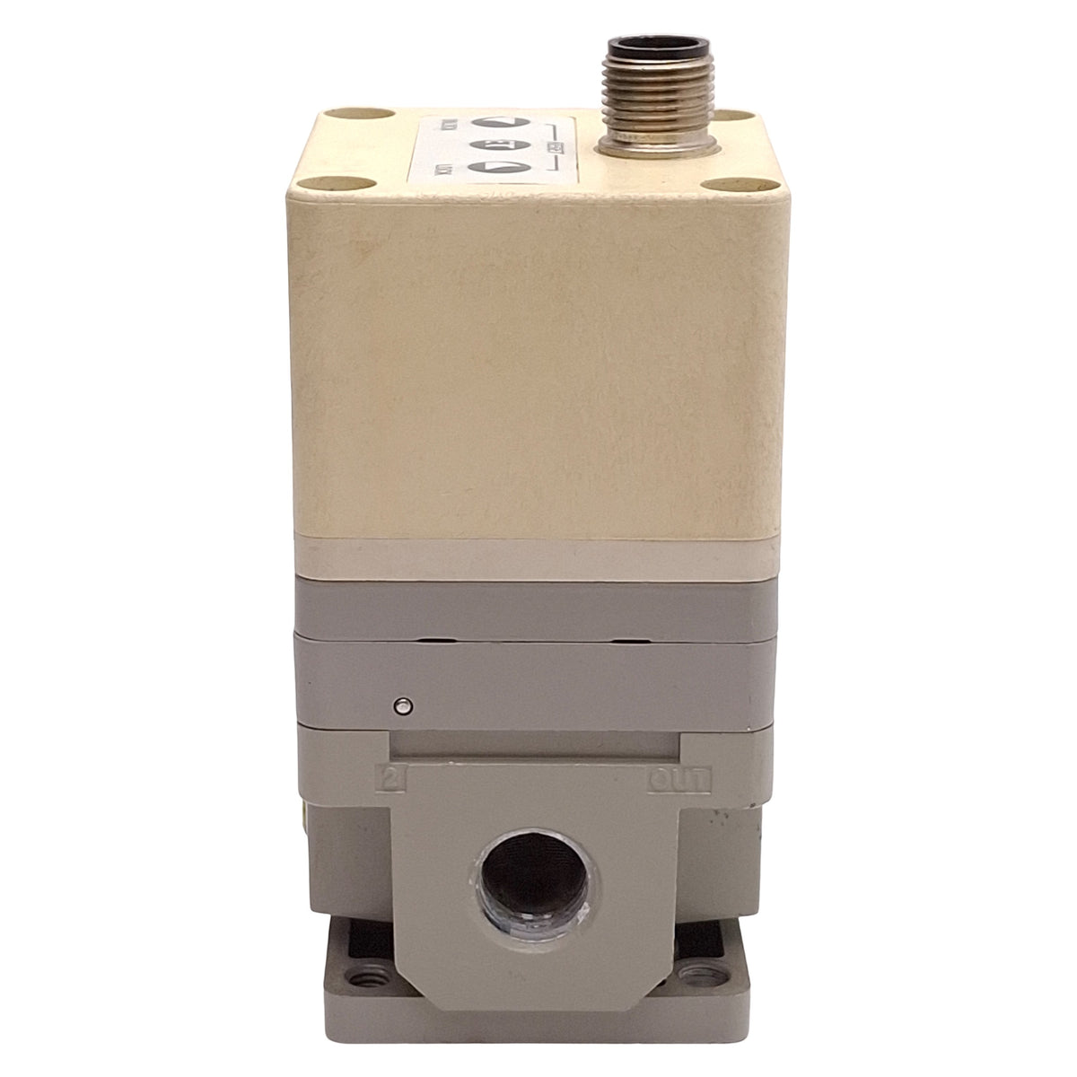 Used SMC ITV2030-31N2L4 Electro-Pneumatic Regulator, 0.7-71psi Set, 0-10VDC, 1/4NPT