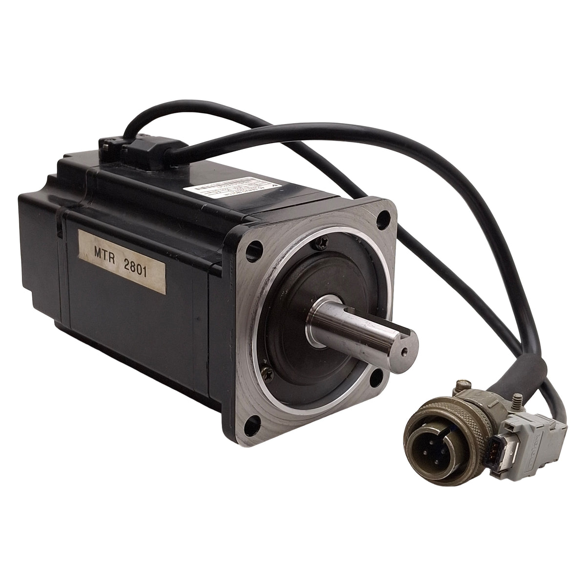 Used Yaskawa SGMAH-08AAF41 AC Servo Motor, 750W, 200VAC 4A, 3000rpm, 80mm Flange