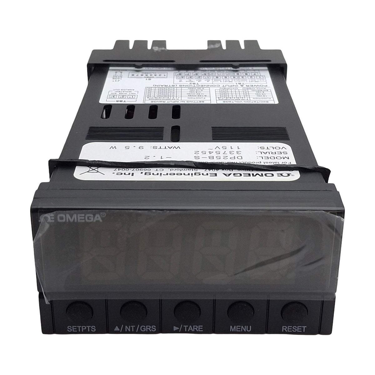 New – Open box Omega Engineering DP25B-S-1.2 Panel Meter, 1/8DIN, 115VAC, 2-Relay Outputs
