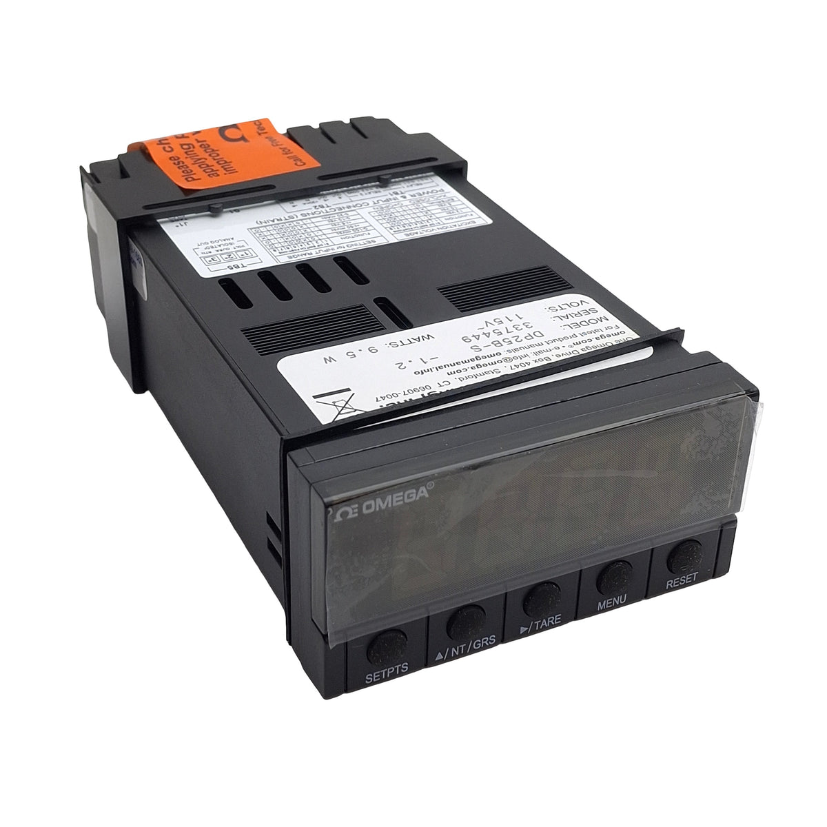New Omega Engineering DP25B-S-1.2 Panel Meter, 1/8DIN, 115VAC, 2-Relay Outputs