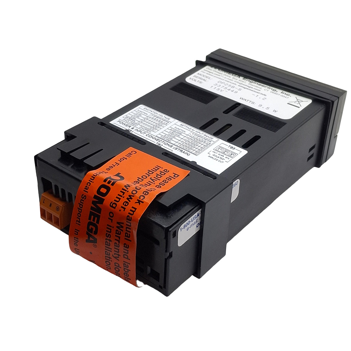 New Omega Engineering DP25B-S-1.2 Panel Meter, 1/8DIN, 115VAC, 2-Relay Outputs