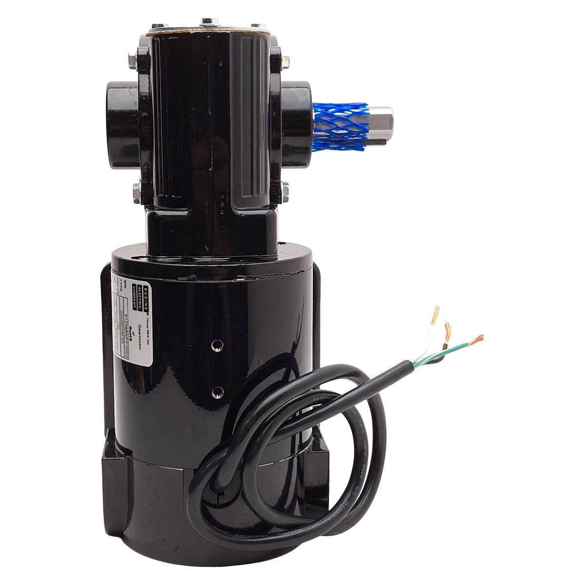 New Bodine 33A3BEPM-5R DC Gearmotor, 10:1, 1/12HP, 130VDC, 200rpm, ø16mm Shaft