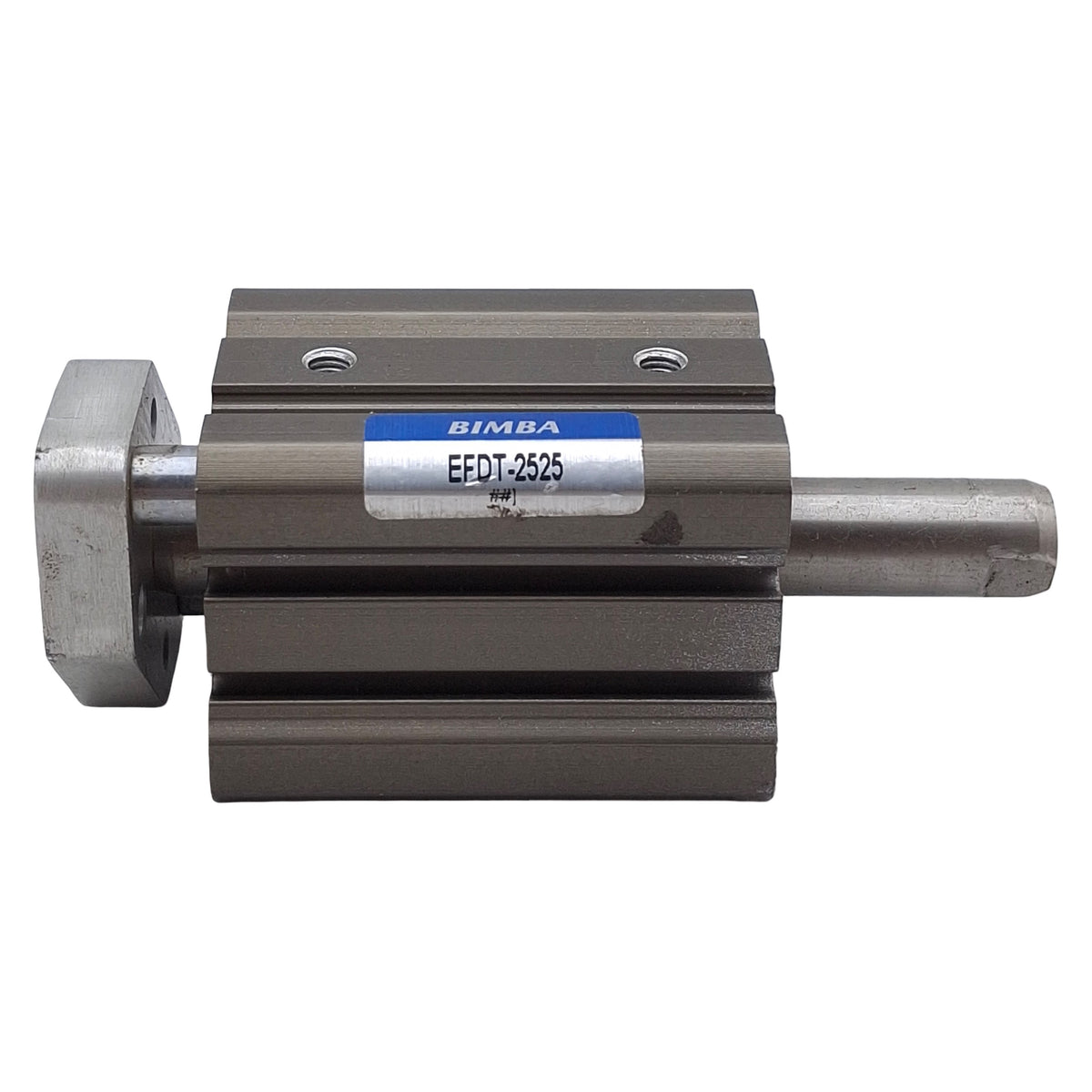 Used Bimba EFDT-2525 Double-End Pneumatic Cylinder, ø25mm Bore, 25mm Stroke, M5x0.8