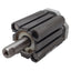 Used Bimba EFDT-2525 Double-End Pneumatic Cylinder, ø25mm Bore, 25mm Stroke, M5x0.8