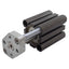Used Bimba EFDT-2525 Double-End Pneumatic Cylinder, ø25mm Bore, 25mm Stroke, M5x0.8