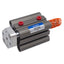 New Bimba EFDT-2525 Double-End Pneumatic Cylinder, ø25mm Bore, 25mm Stroke, M5