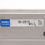 Used Bimba TBD-1235-EM Double Rod Cylinder, ø12mm Bore, 35mm Stroke, #10-32, 140psi