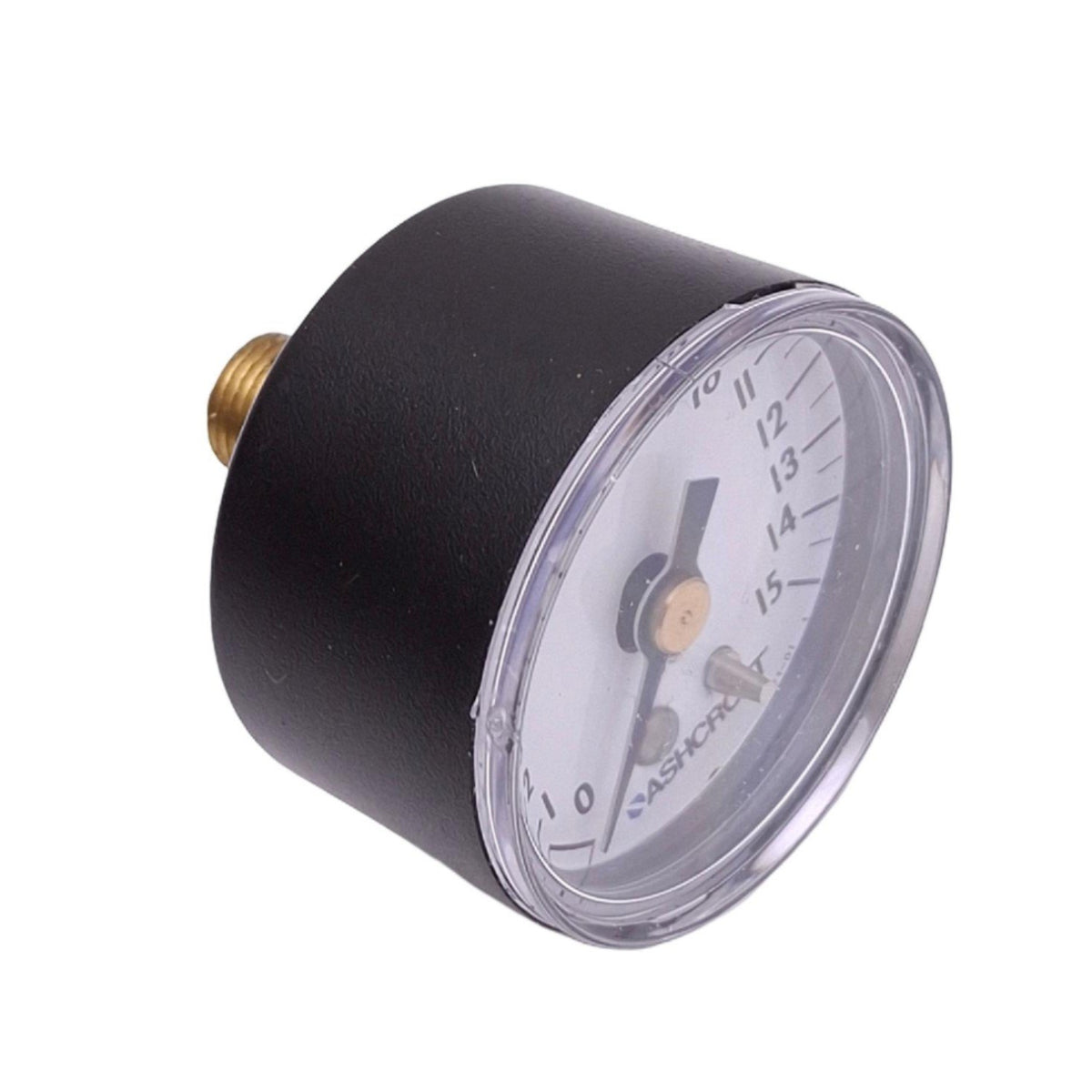 New Ashcroft 15W1005PH01B15# Pressure Gauge, ø1-1/2in, 0 to 15psi, 1/8in NPT