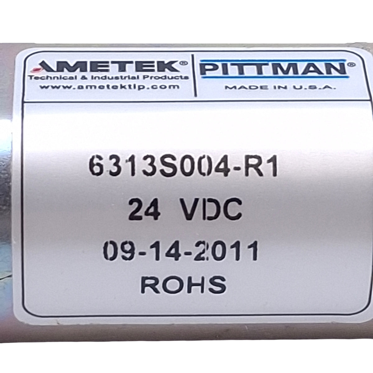 New Ametek 6313S004-R1 Brush Commutated DC Motor, 22mm, 24VDC, ø2.5mm Shaft
